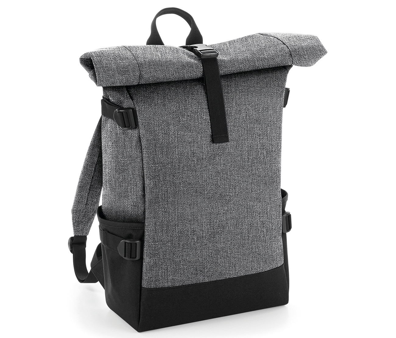 BLOCK ROLL-TOP BACKPACK