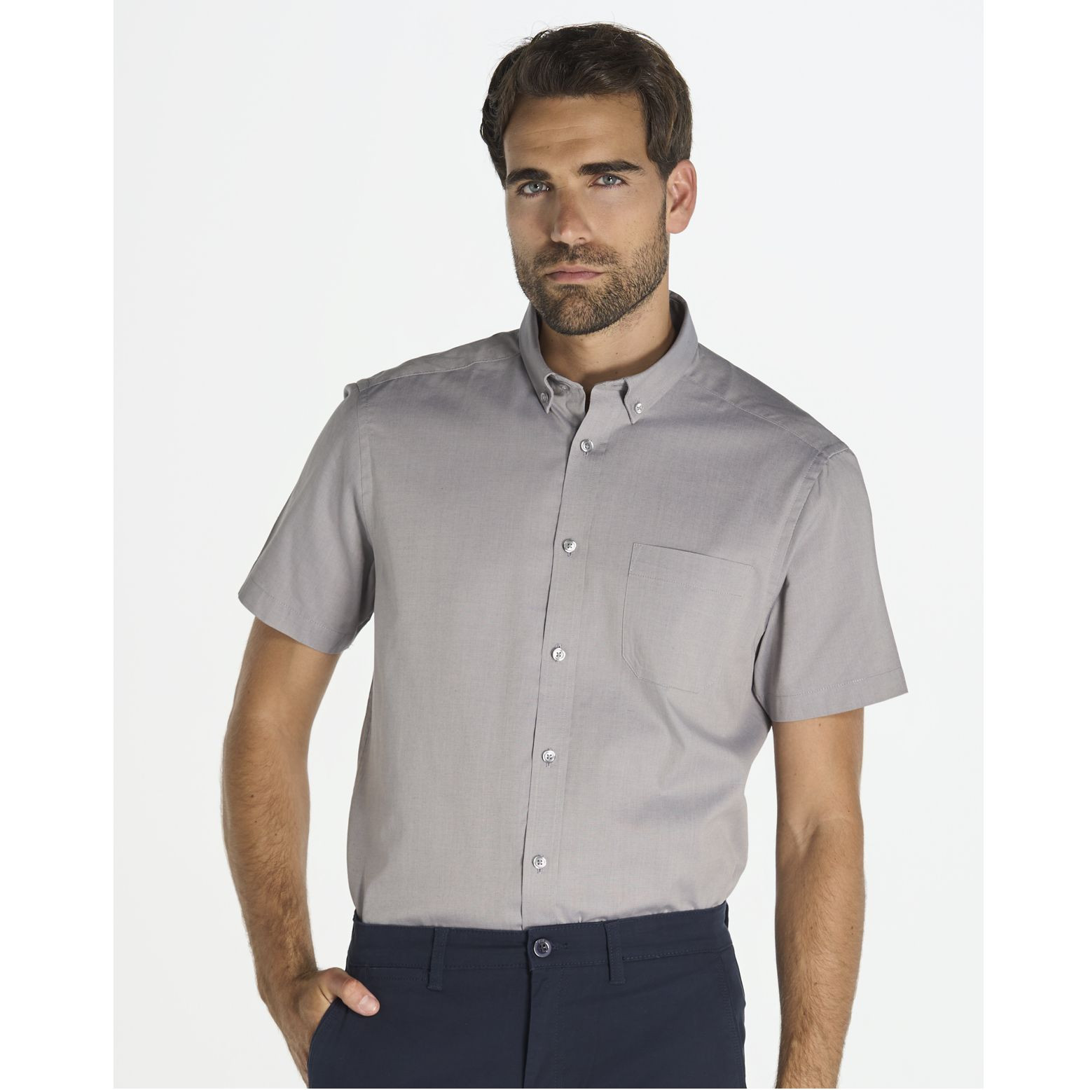 CASUAL & BUSINESS SS SHIRT OXFORD