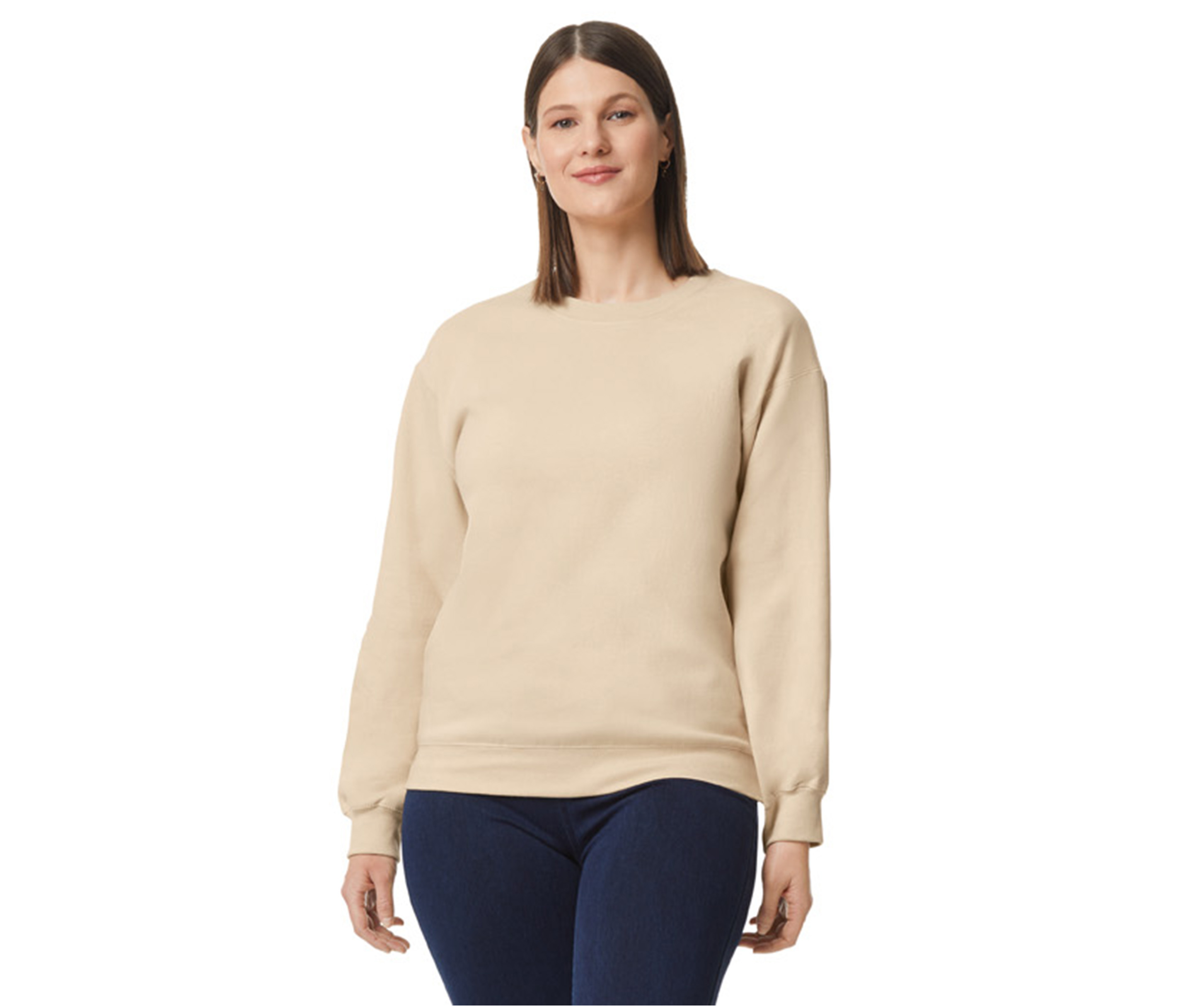 SOFTSTYLE MIDWEIGHT FLEECE ADULT CREWNECK