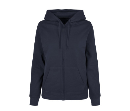 LADIES BASIC ZIP HOODY