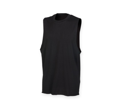 MEN’S HIGH NECK SLASH ARMHOLE VEST
