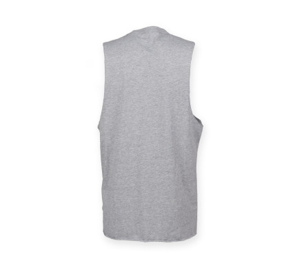 MEN’S HIGH NECK SLASH ARMHOLE VEST