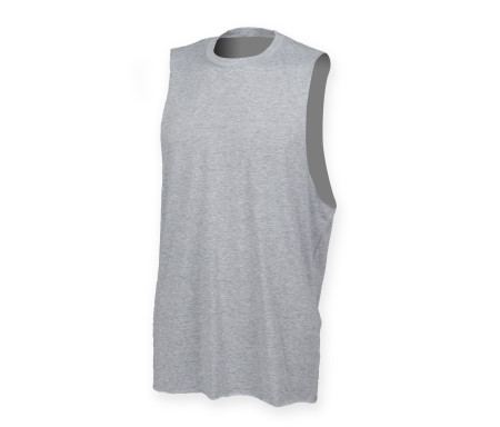 MEN’S HIGH NECK SLASH ARMHOLE VEST