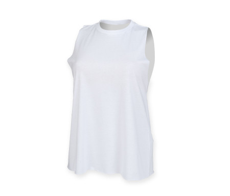 WOMEN’S HIGH NECK SLASH ARMHOLE VEST