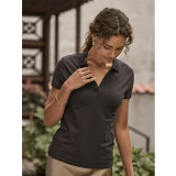 WOMEN'S LUXURY STRETCH V-NECK POLO