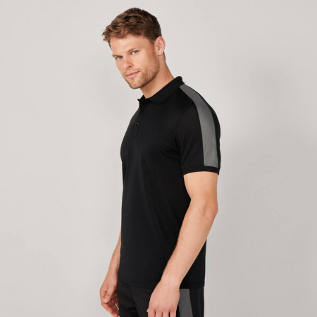 ADULTS CONTRAST PANEL POLO