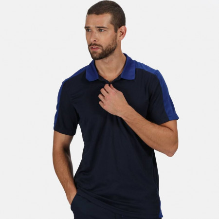 CONTRAST COOLWEAVE POLO
