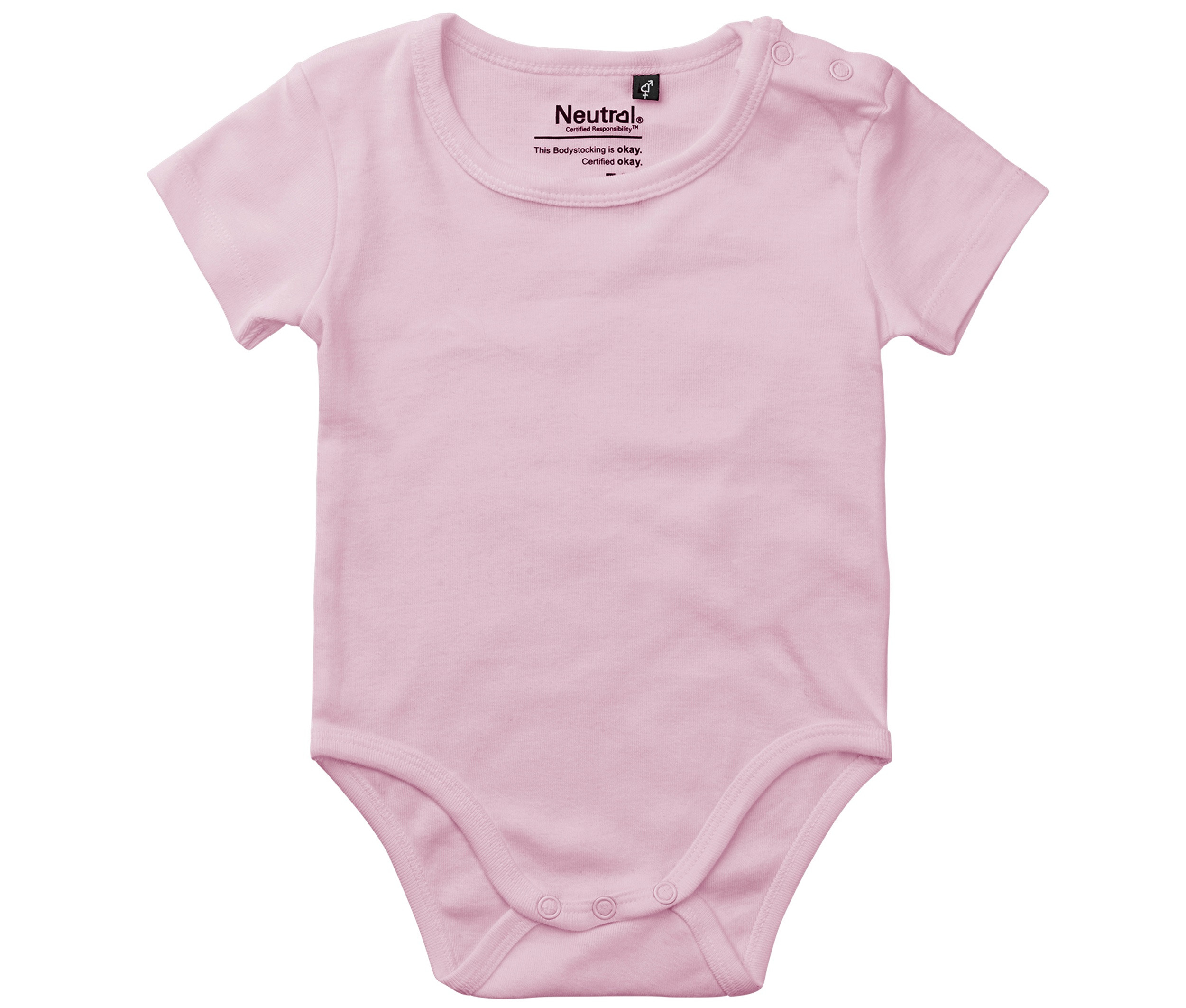 BABIES SHORT SLEEVE BODYSTOCKINGS