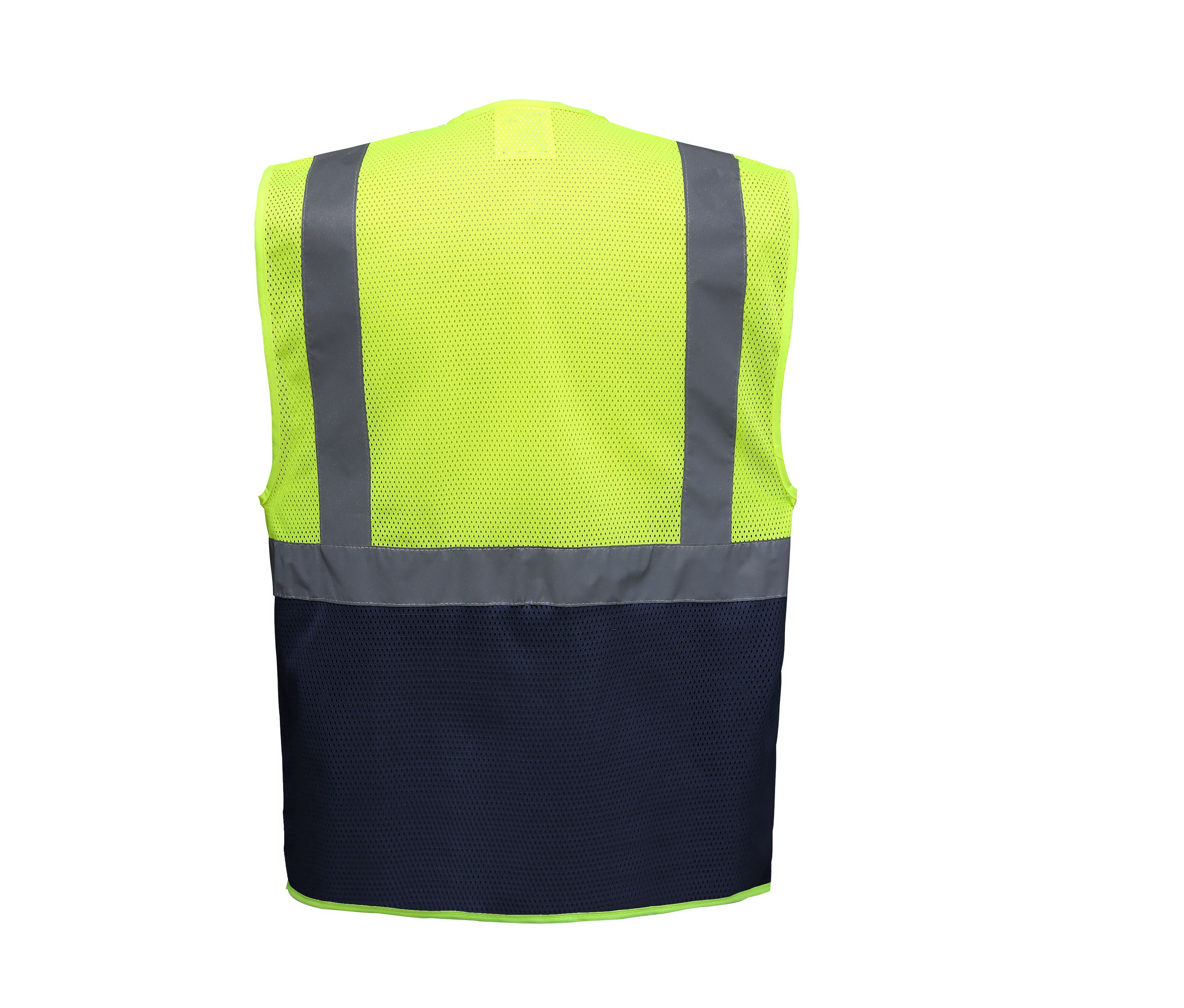 HI-VIS TOP COOL RECYCLED OPEN MESH EXECUTIVE WAISTCOAT