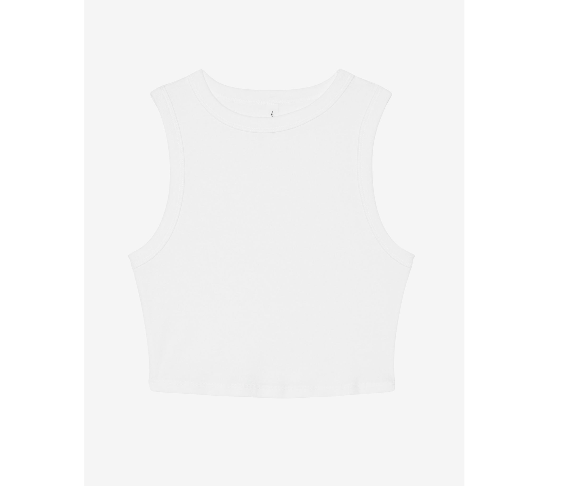 WOMEN'S MICRO RIB MUSCLE CROP TANK
