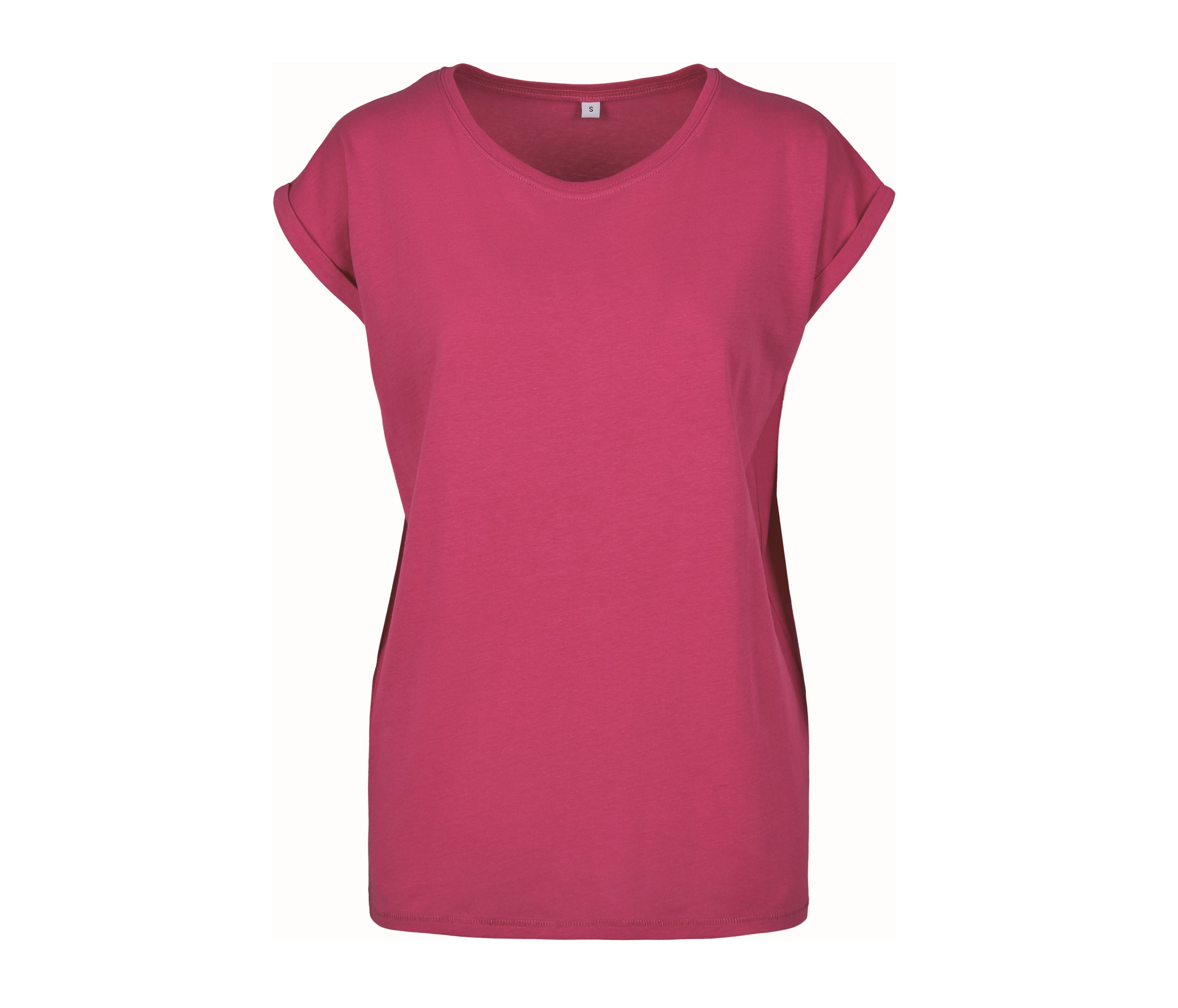 LADIES EXTENDED SHOULDER TEE