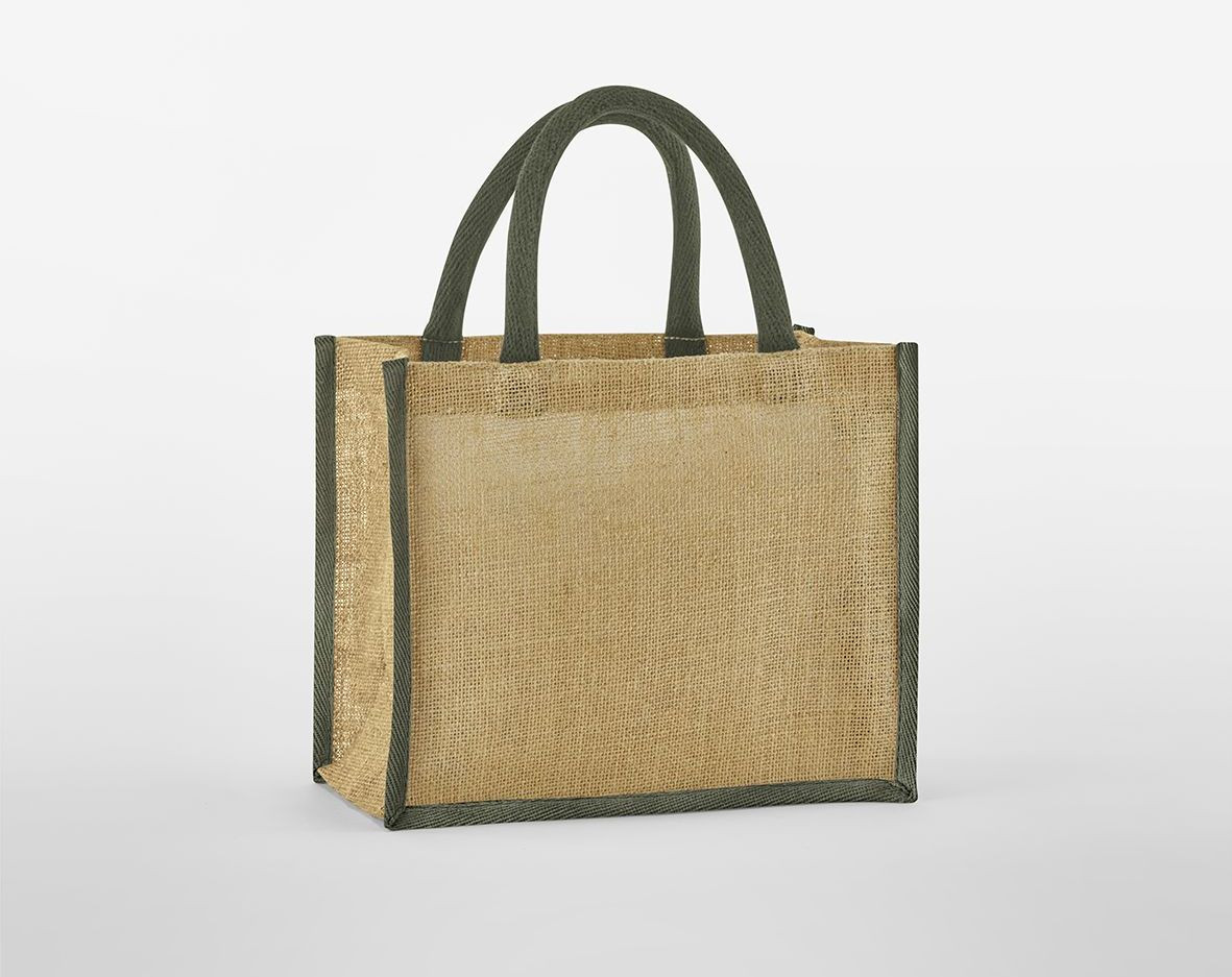 NATURAL STARCHED JUTE MIDI TOTE
