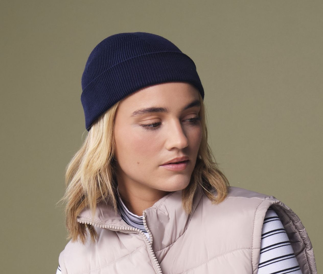 ORGANIC COTTON FISHERMAN BEANIE