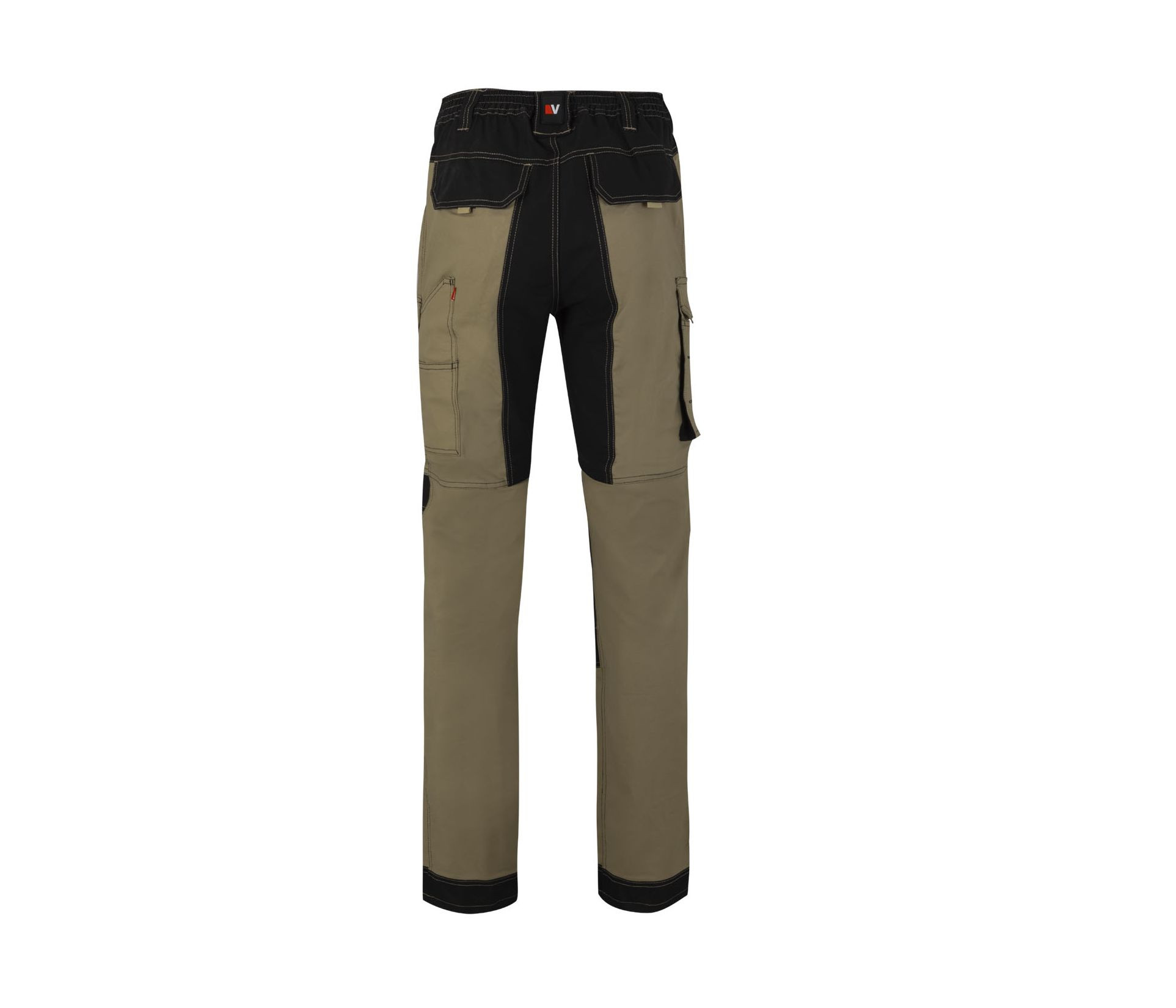 PANTALON BICOLORE CANVAS STRETCH