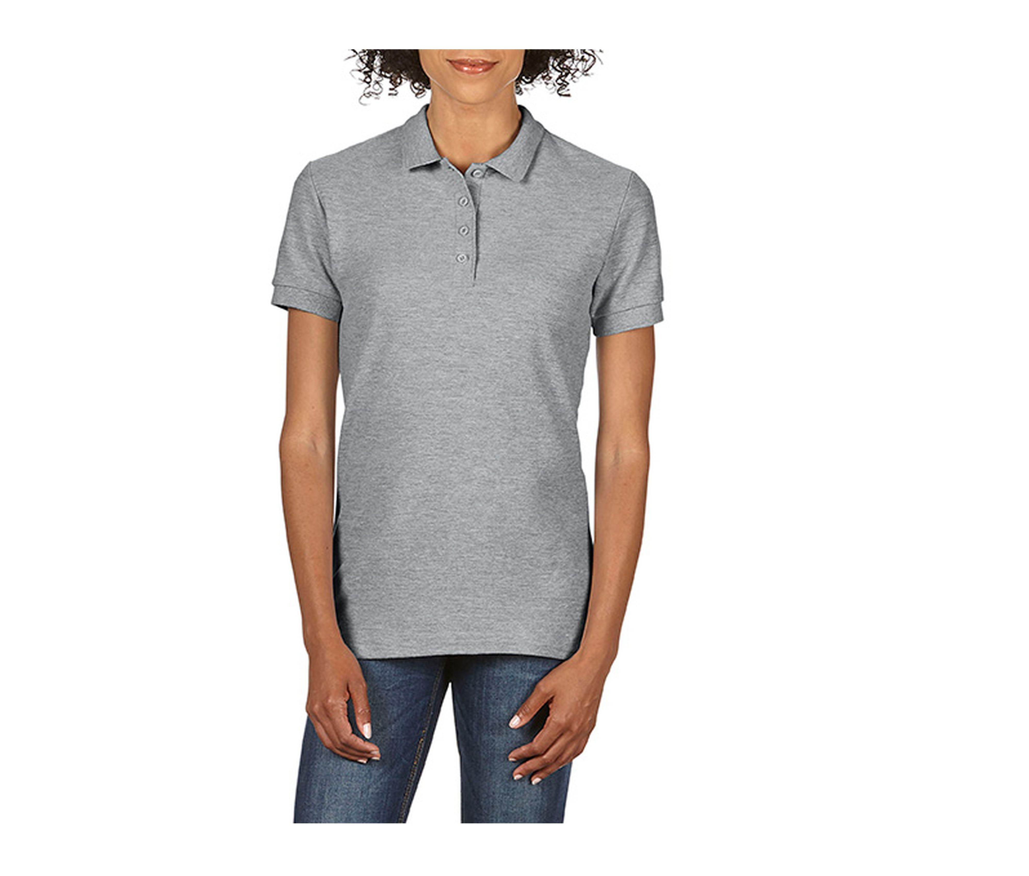 SOFTSTYLE® DOUBLE PIQUÉ POLO WOMEN