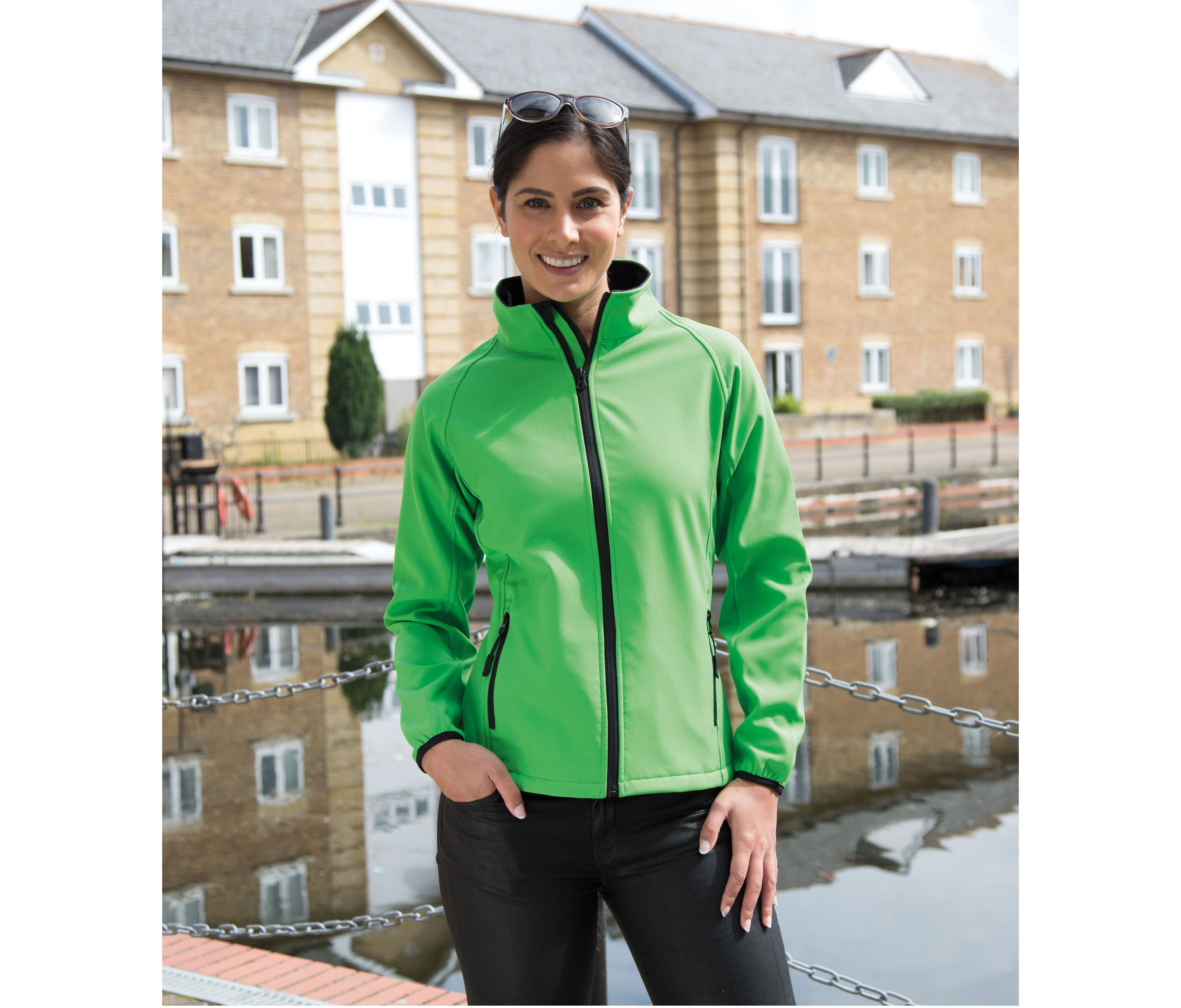 WOMENS PRINTABLE SOFTSHELL JACKET