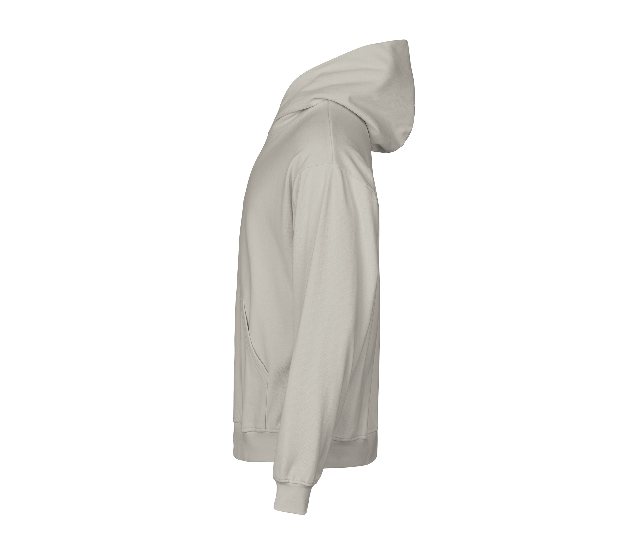 UNLABELED HEAVY LOOSE FIT HOODED SWEATSHIRT