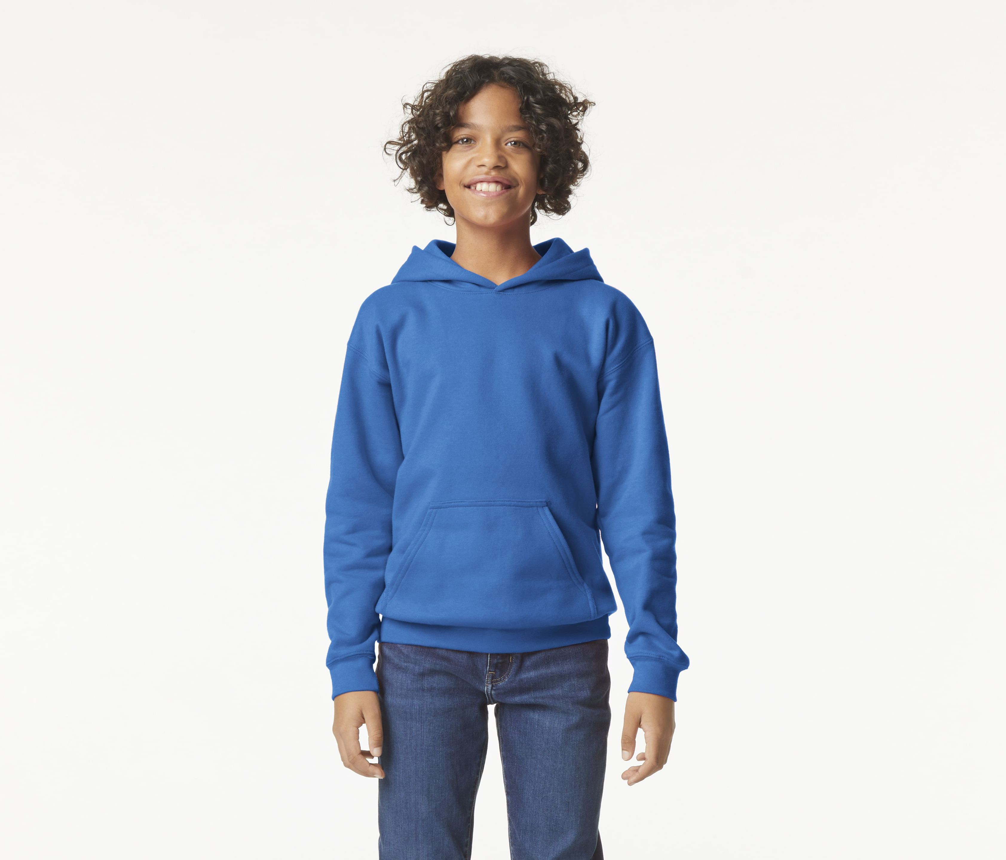 SOFTSTYLE® MIDWEIGHT FLEECE YOUTH HOODIE
