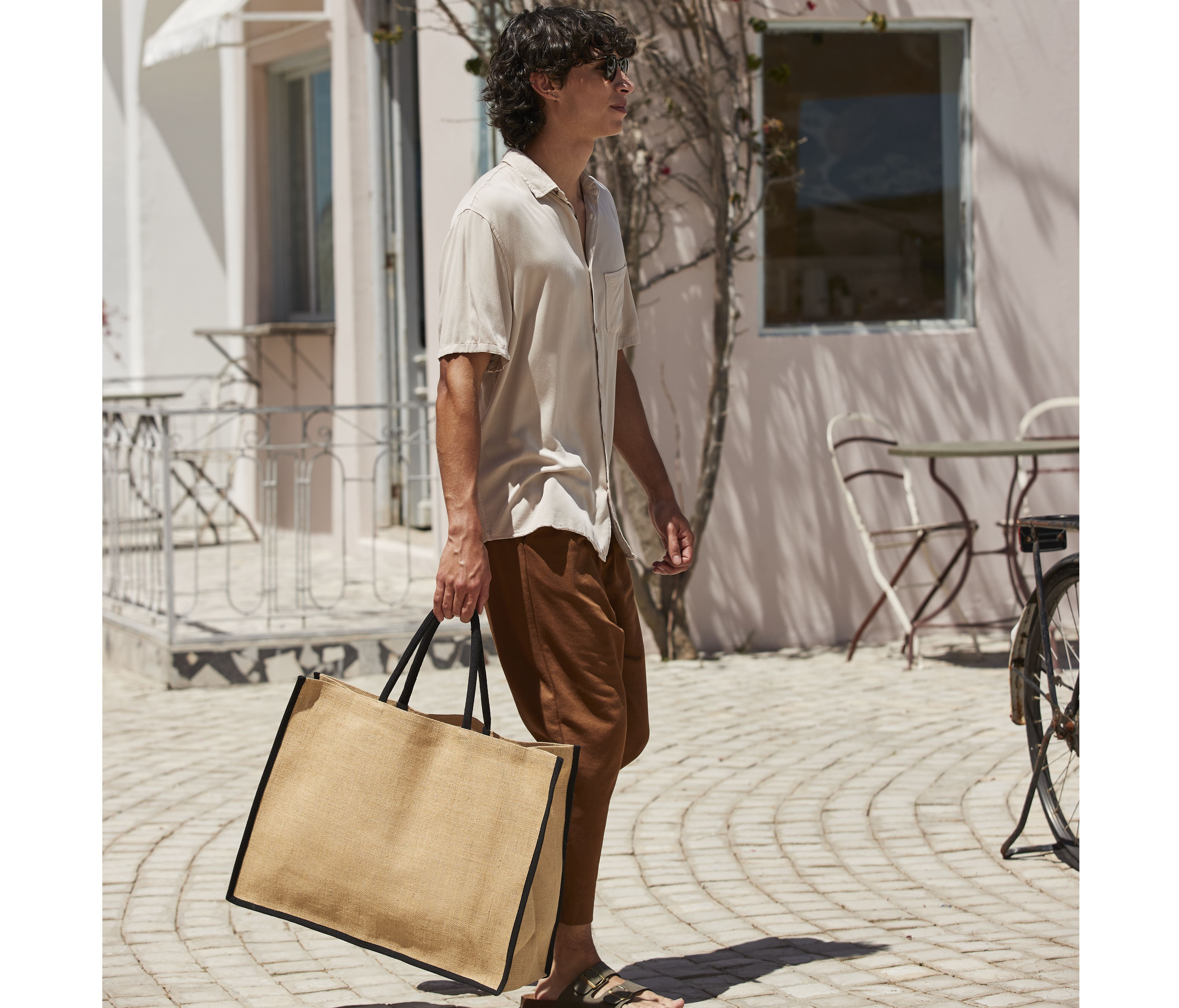 NATURAL STARCHED JUTE MARKET SHOPPER