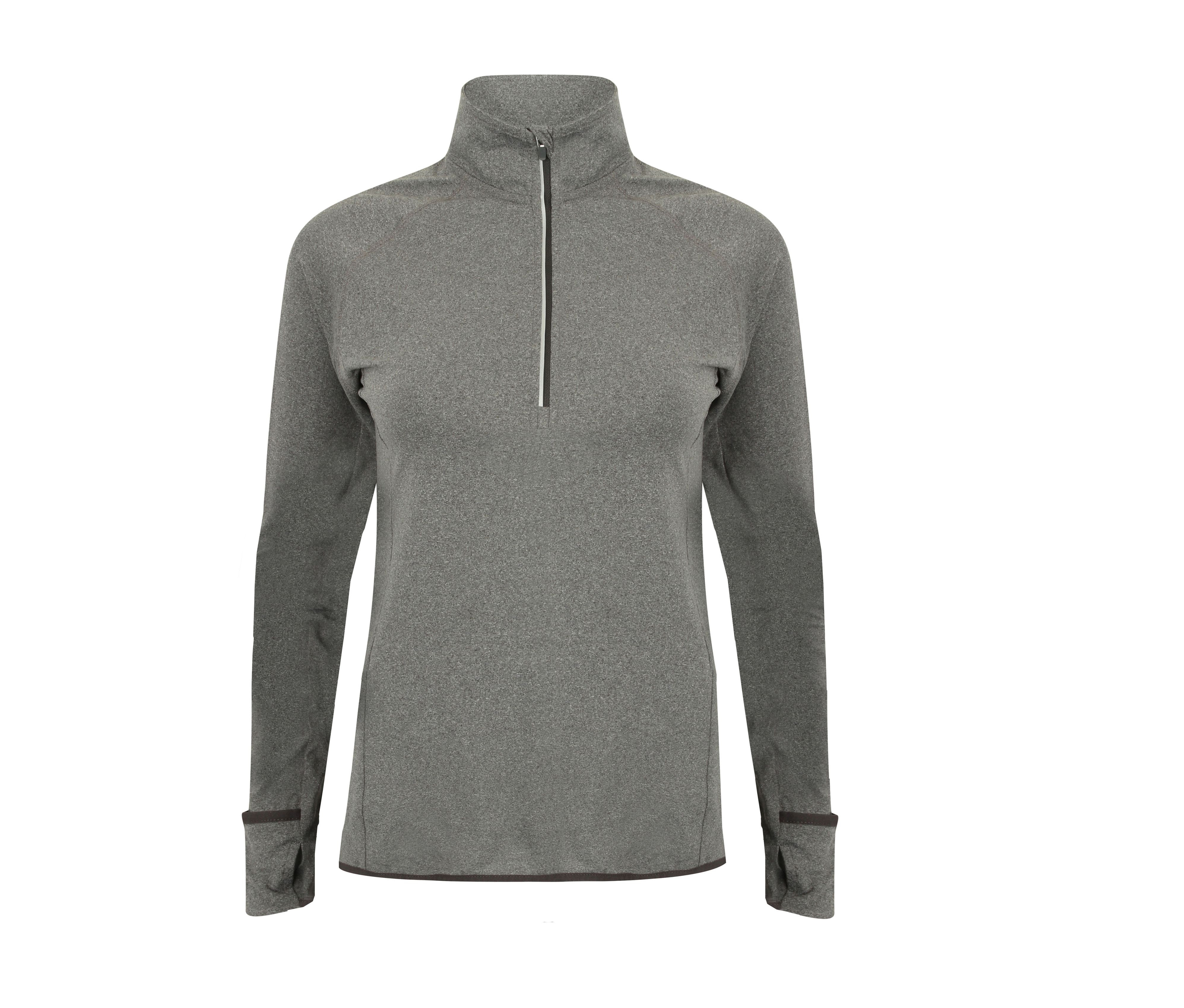 LADIES' LONG SLEEVED 1/4 ZIP TOP