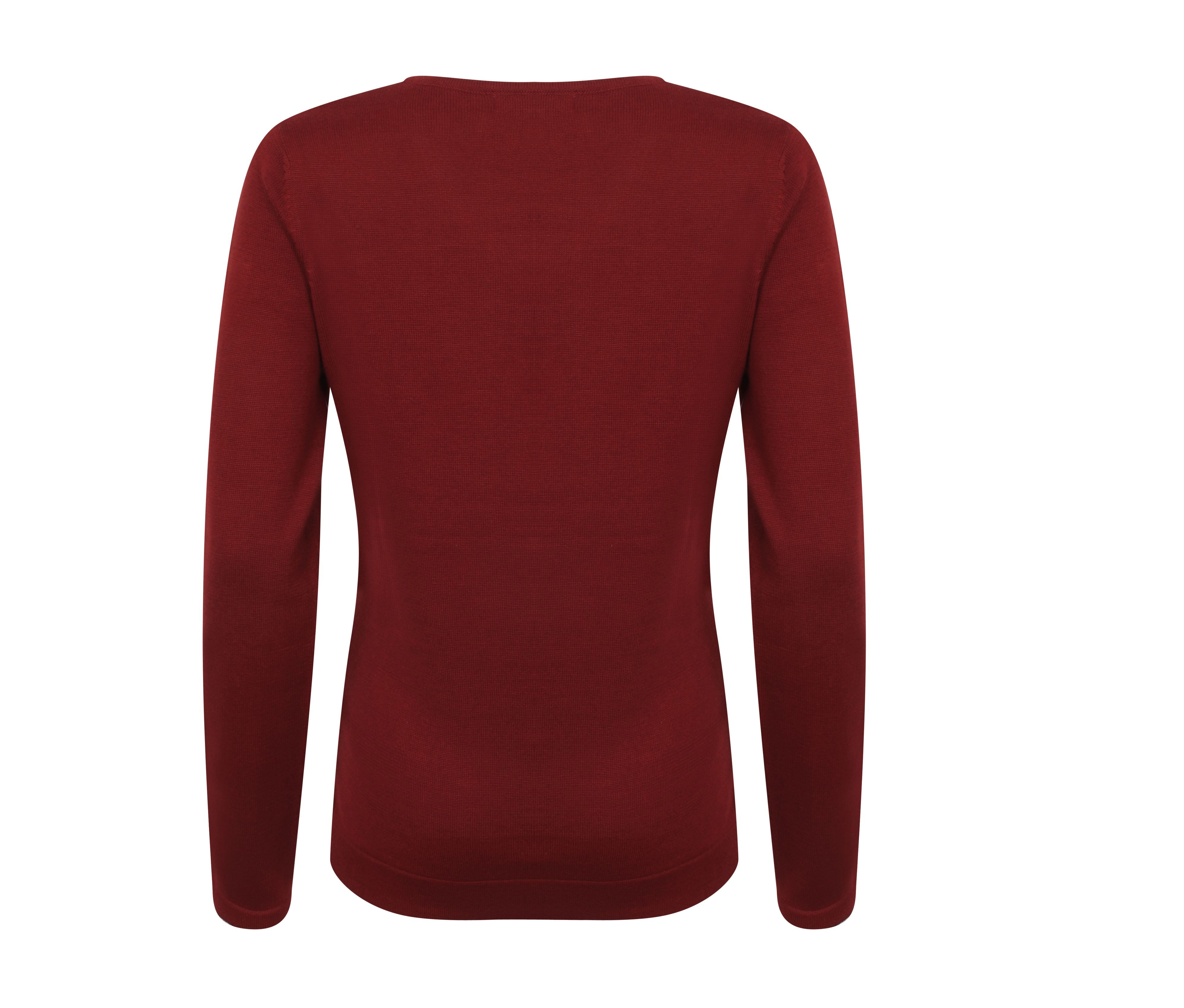 LADIES' V-NECK JUMPER
