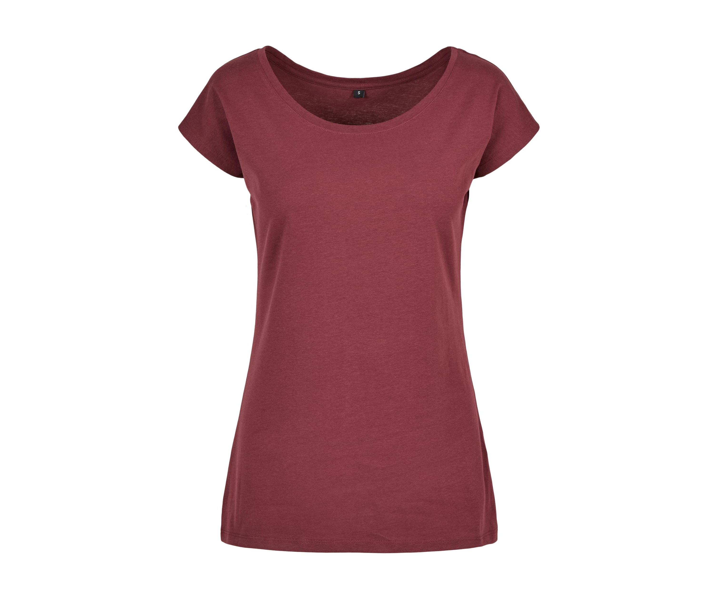 LADIES WIDE NECK TEE