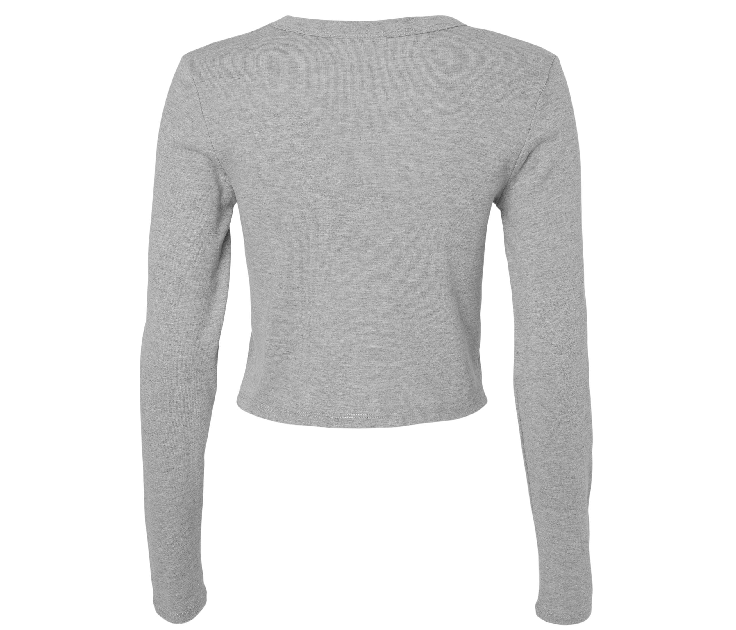 WOMEN'S MICRO RIB LONG SLEEVE BABY TEE