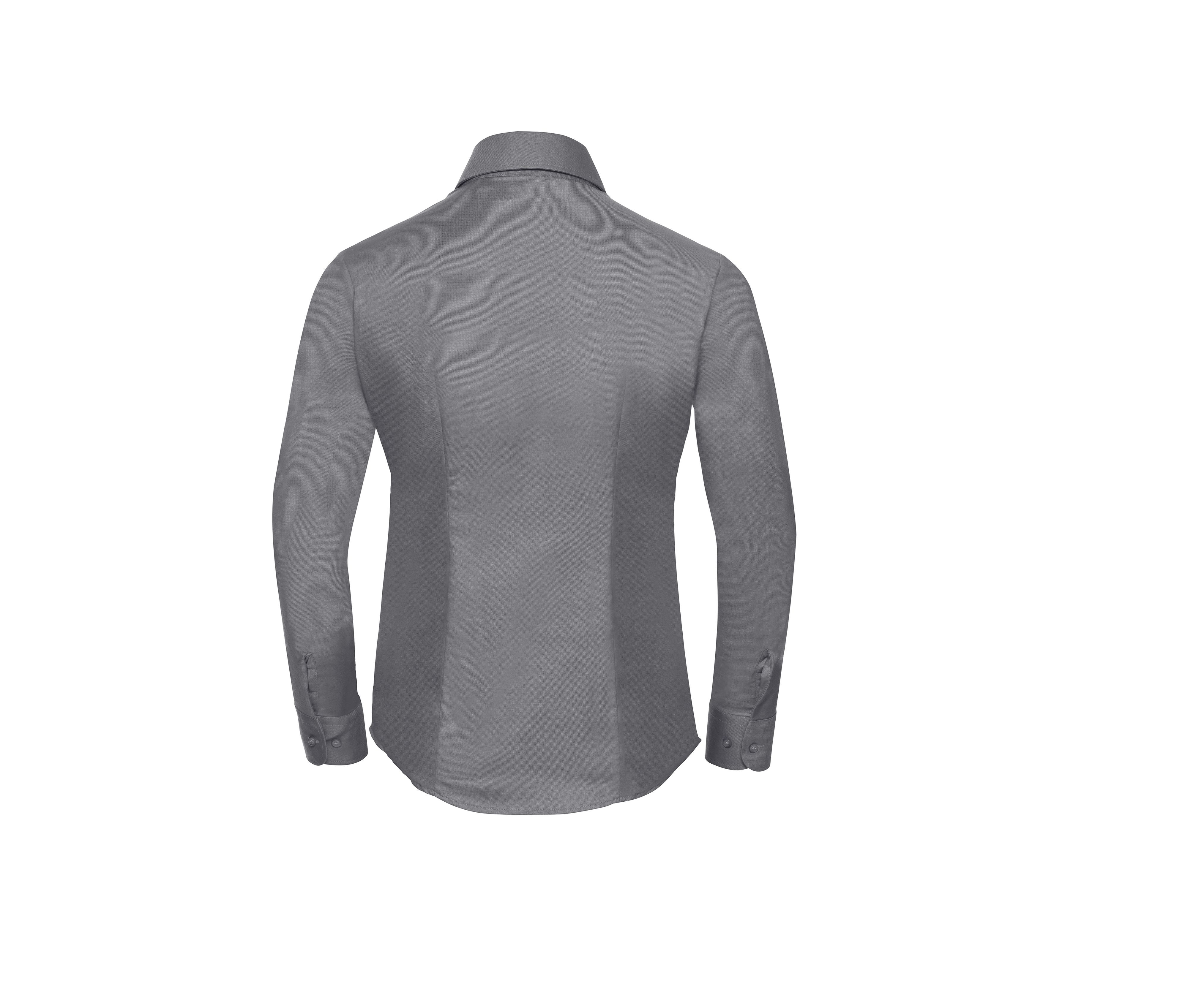 LADIES' LONG SLEEVE TAILORED OXFORD SHIRT