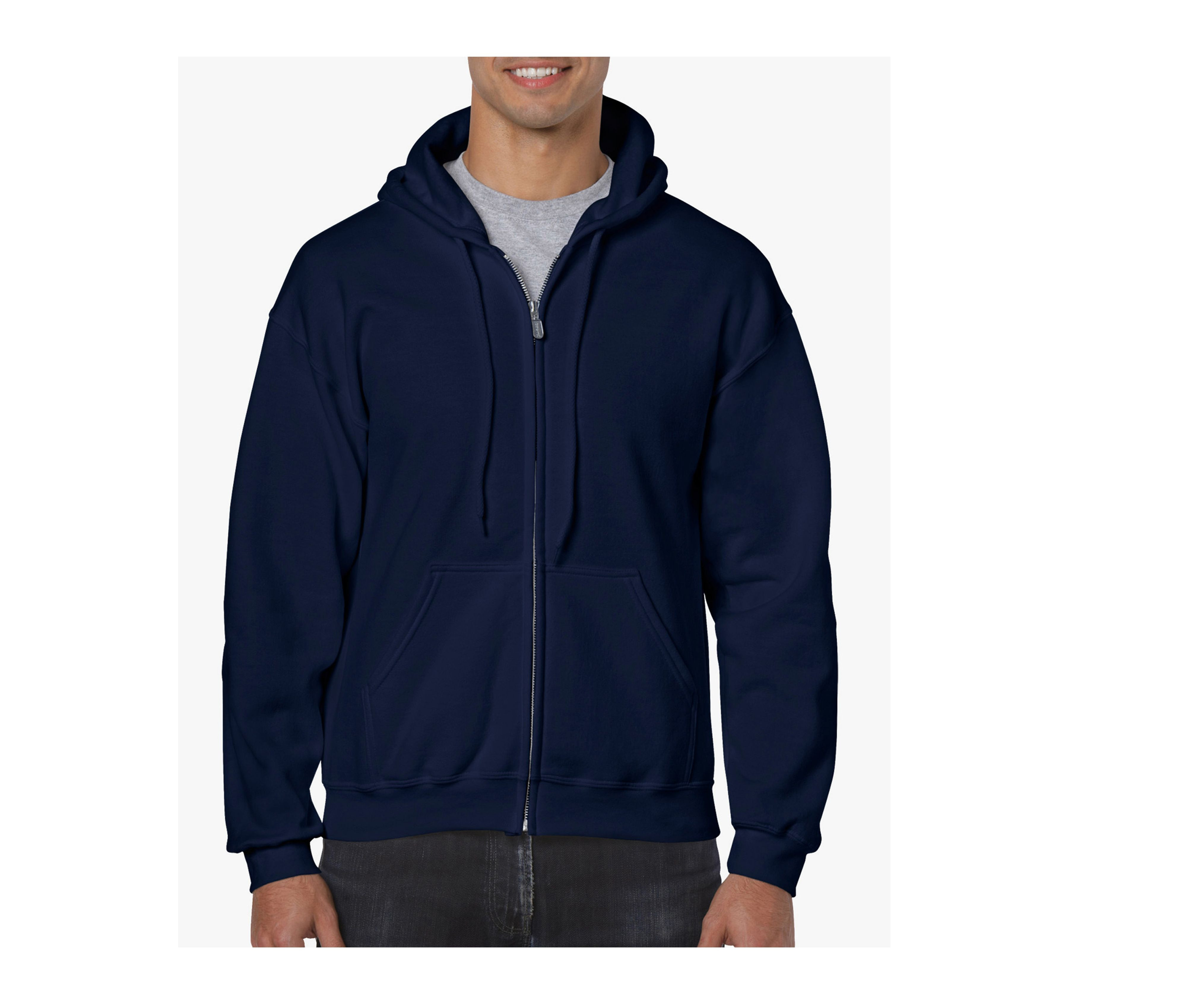 HEAVY BLEND ADULT FULL ZIP HOODED SWEATSHIRT