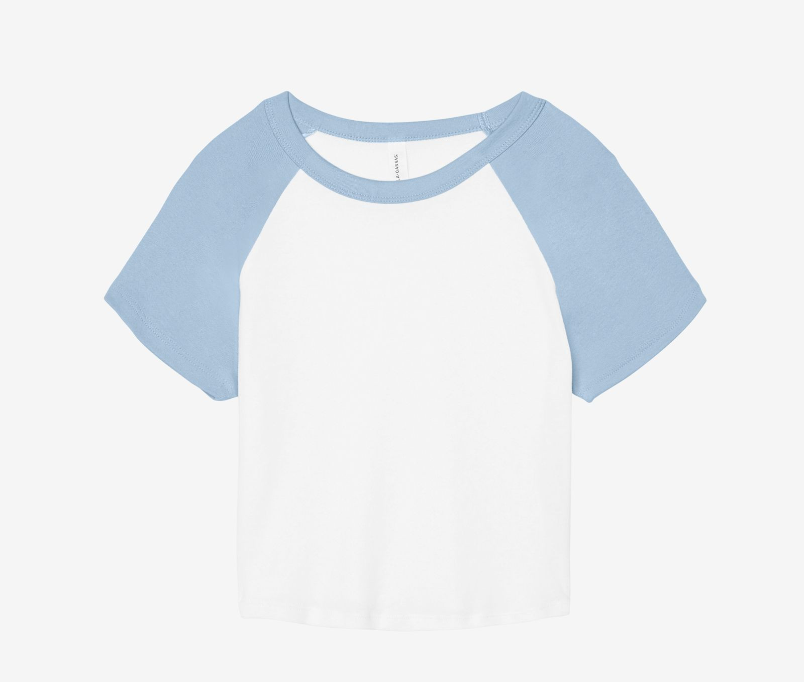 WOMEN'S MICRO RIB RAGLAN BABY TEE