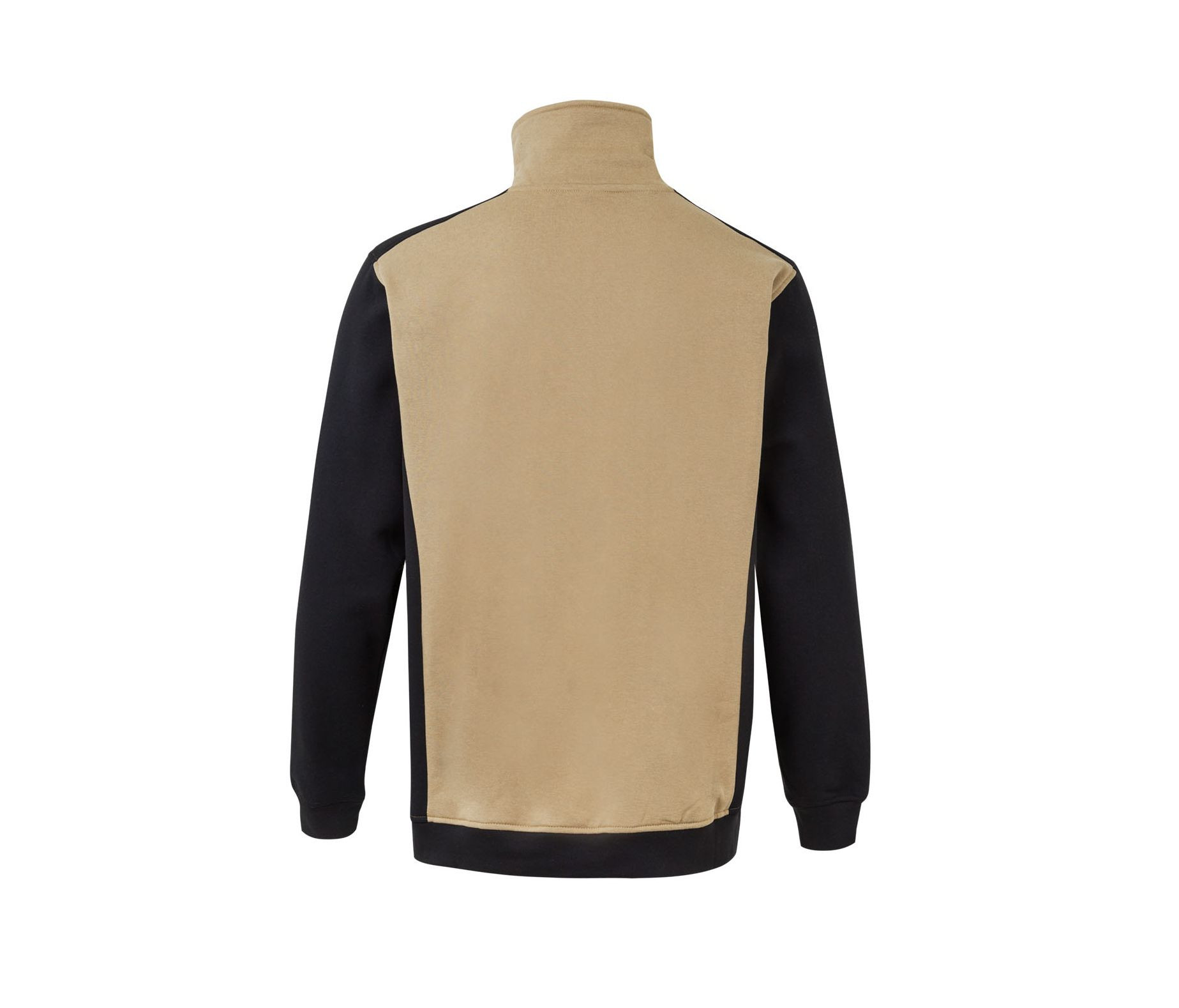 SWEAT BICOLORE COL ZIPPÉ