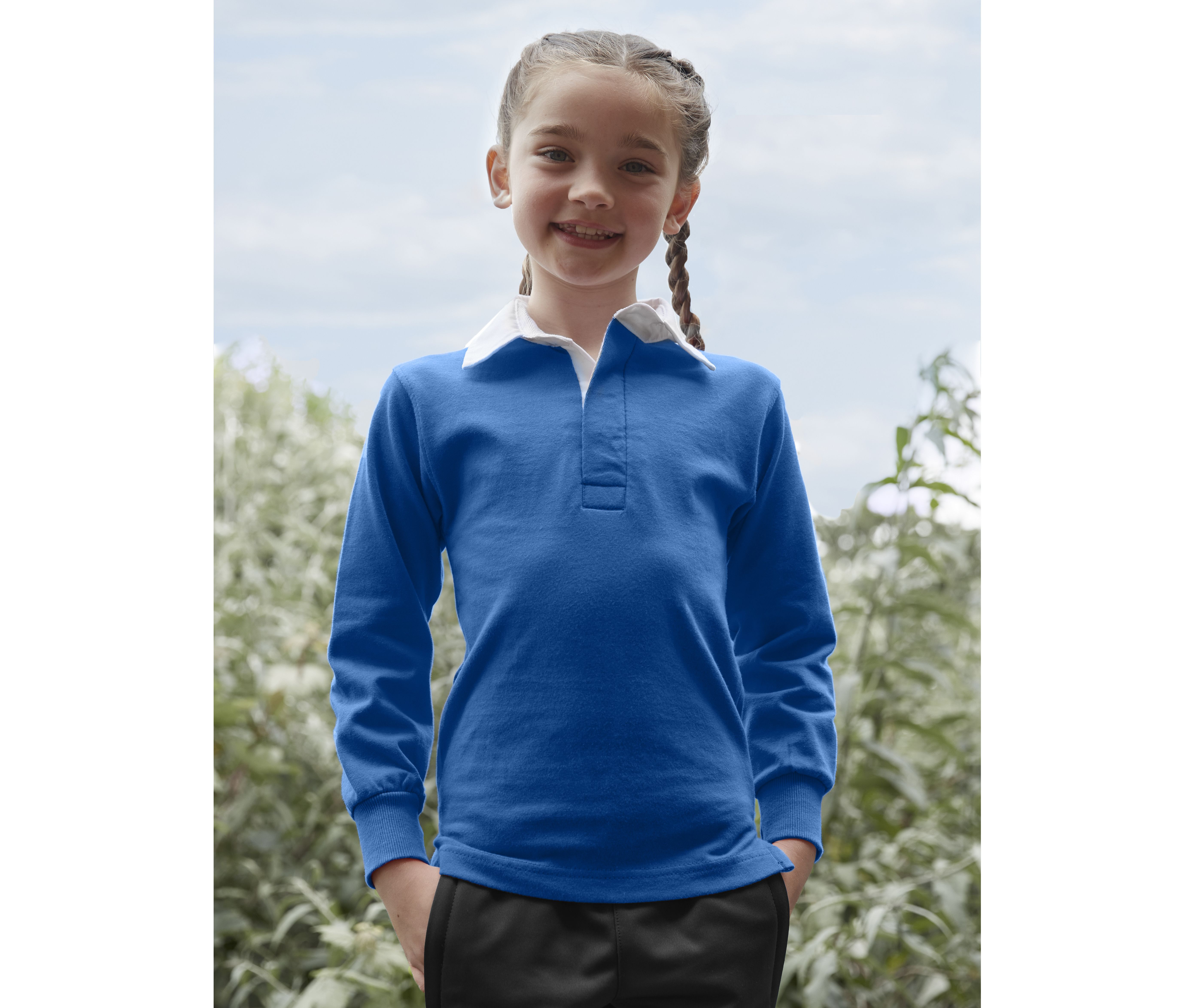 CHILDREN'S LONG SLEEVES RUGBY SHIRT