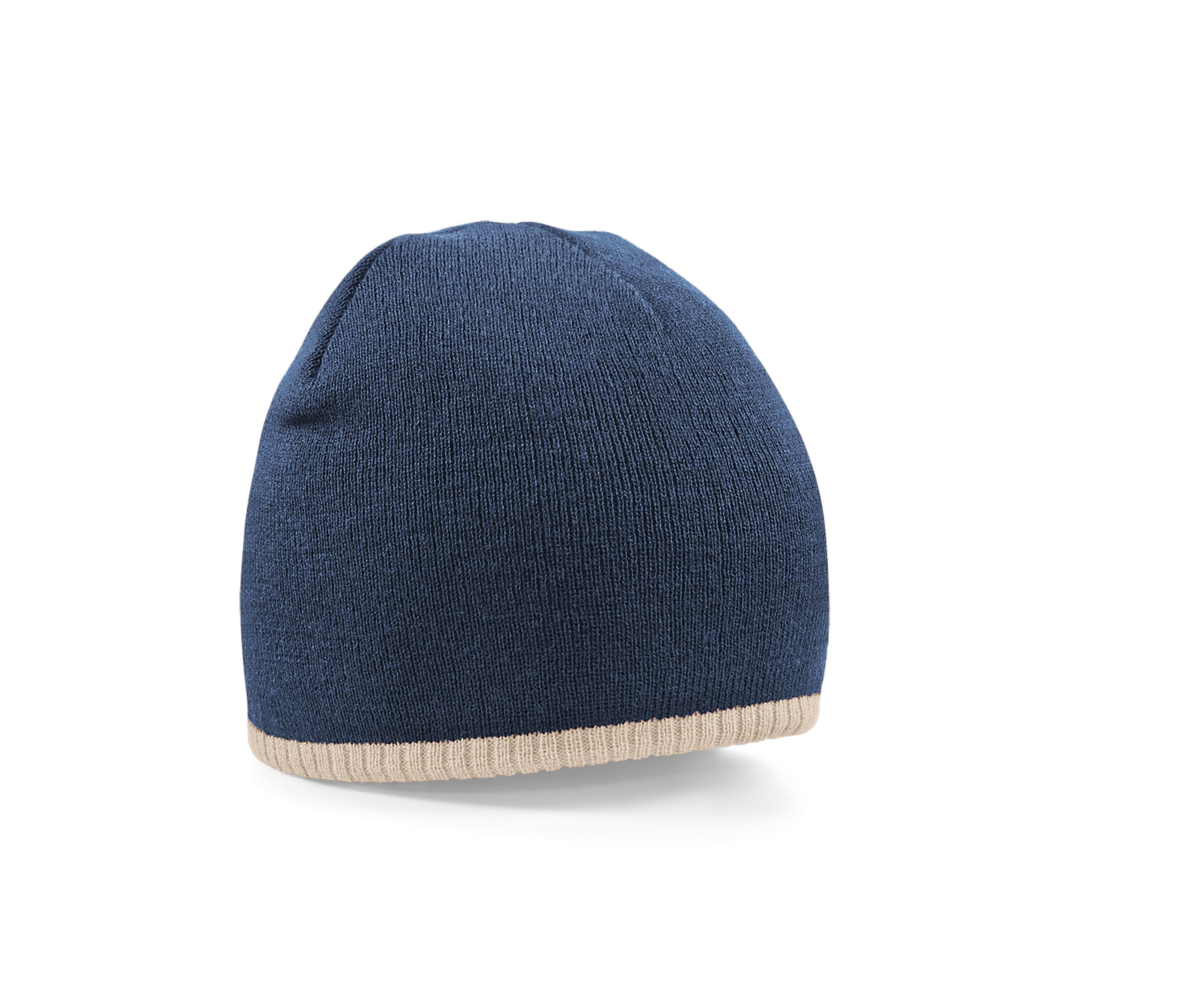 TWO-TONE PULL-ON BEANIE