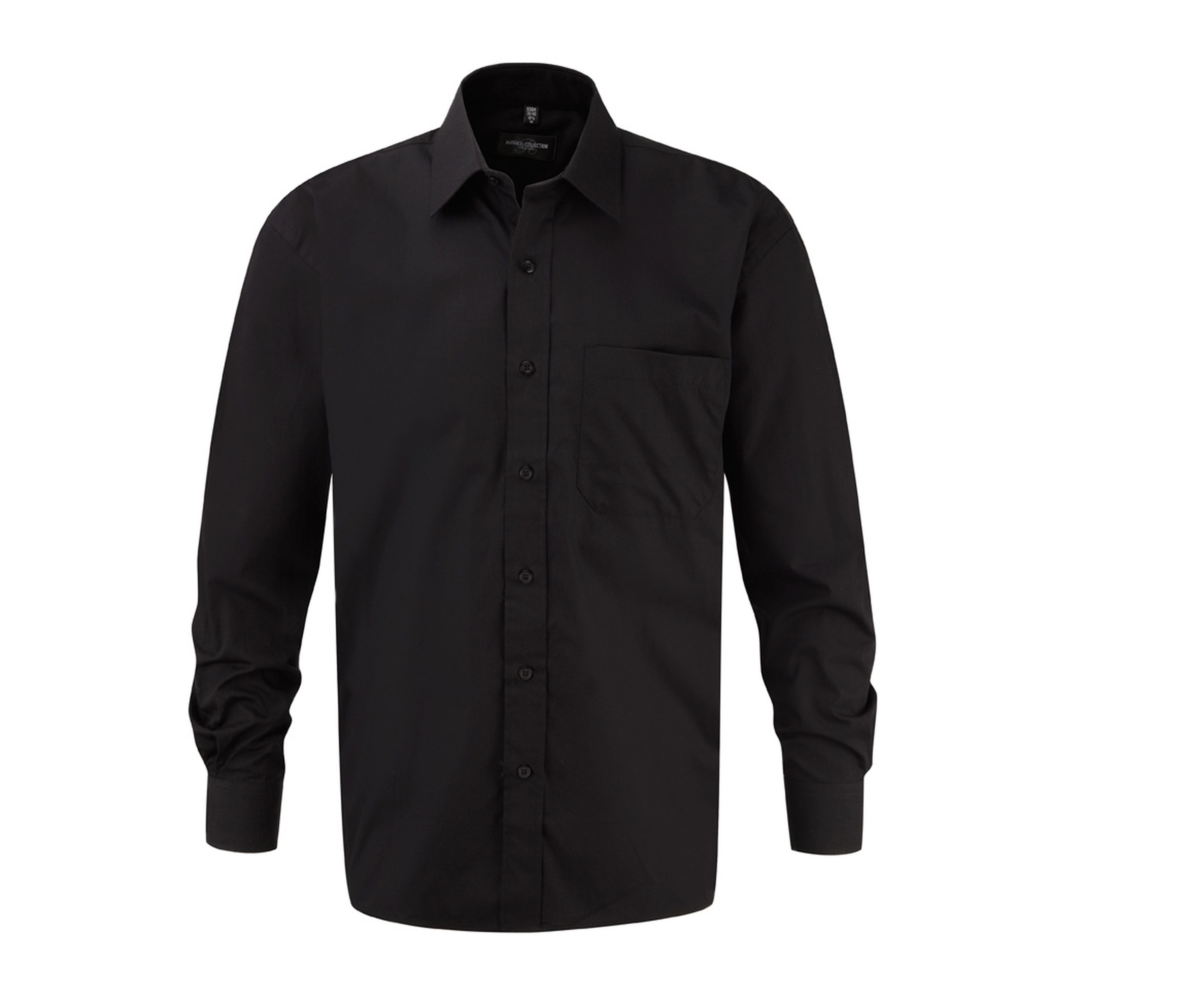 MEN'S LONG SLEEVE CLASSIC PURE COTTON POPLIN SHIRT