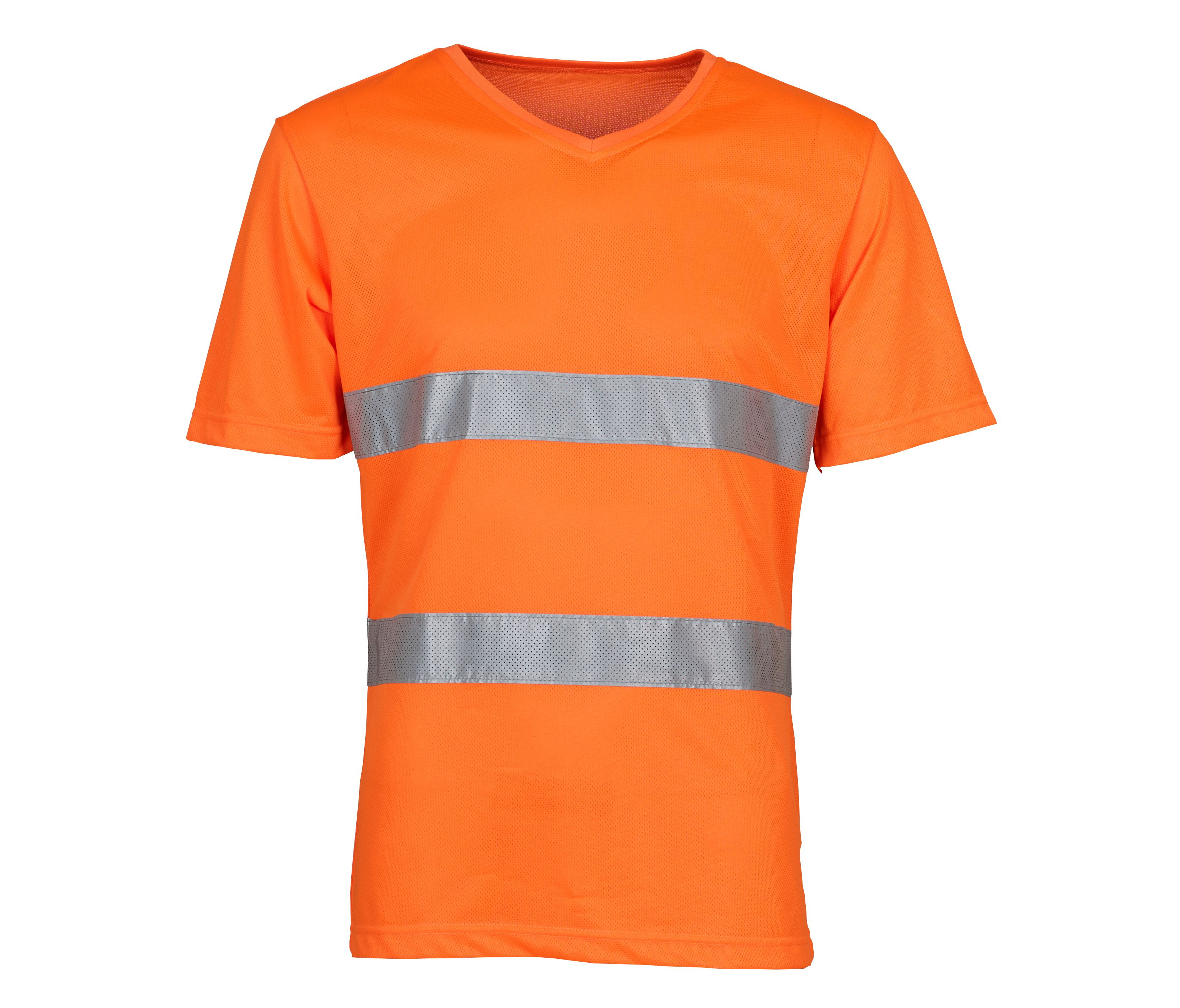 HI-VIS TOP COOL V-NECK T-SHIRT