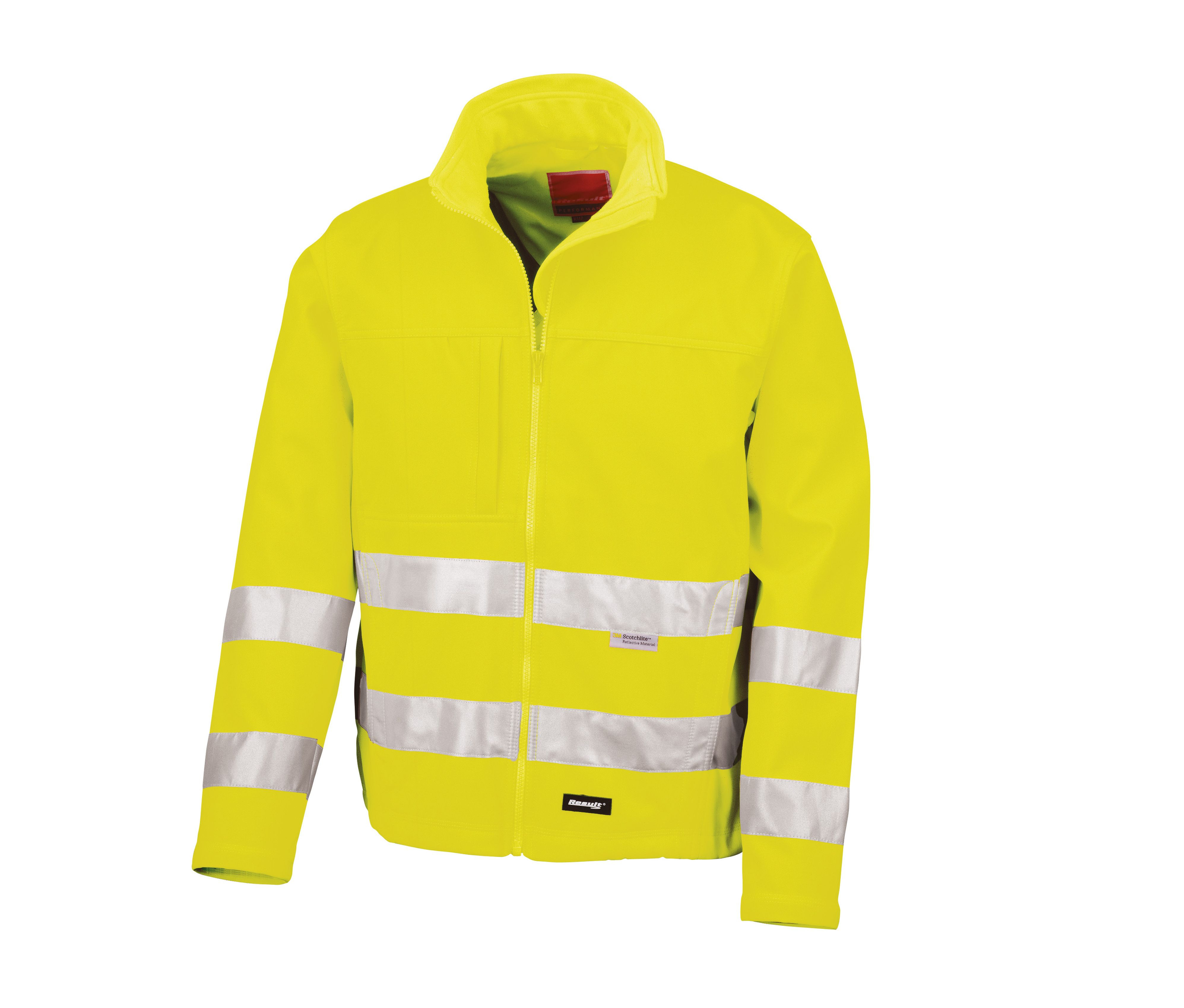 3-LAYER HI-VIS SAFETY SOFTSHELL JACKET
