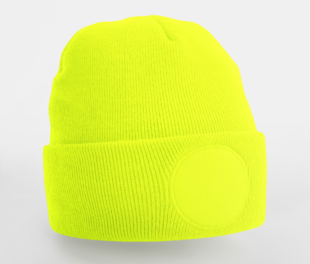 CIRCULAR PATCH BEANIE