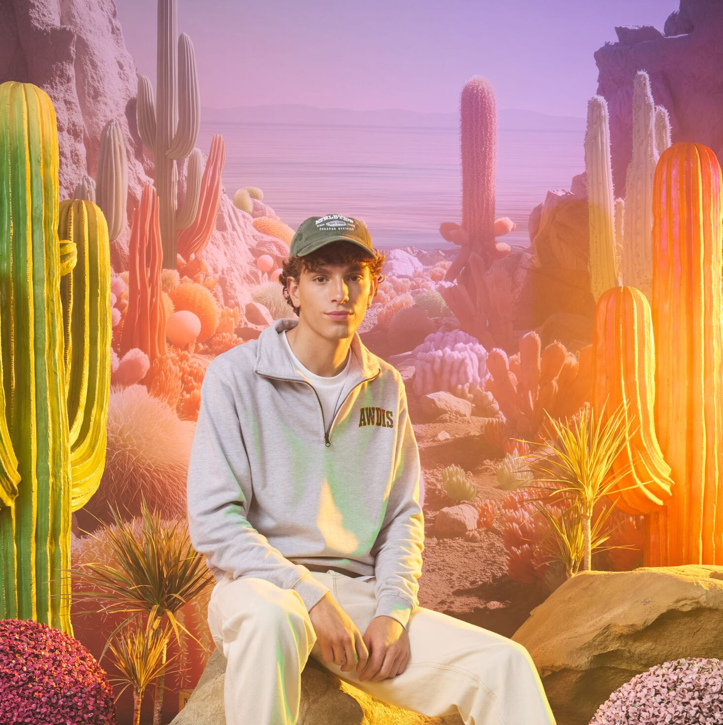 SOPHOMORE 1/4 ZIP SWEAT