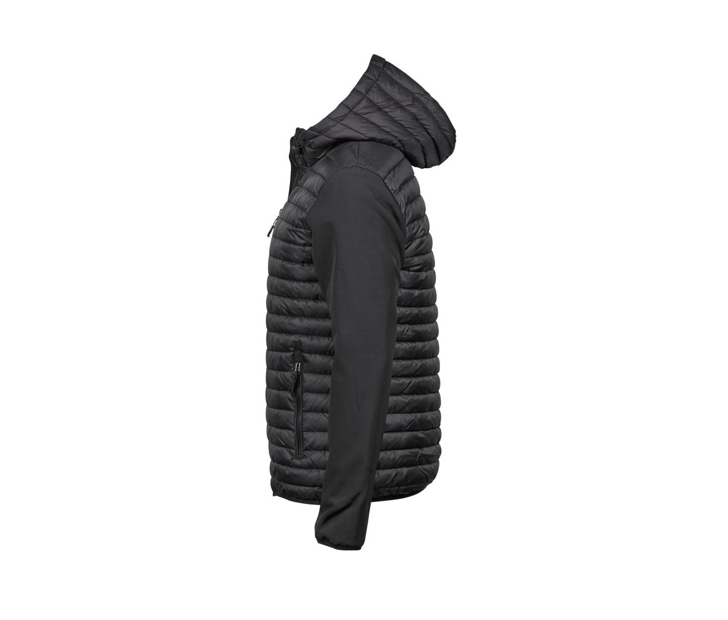 HOODED CROSSOVER JACKET