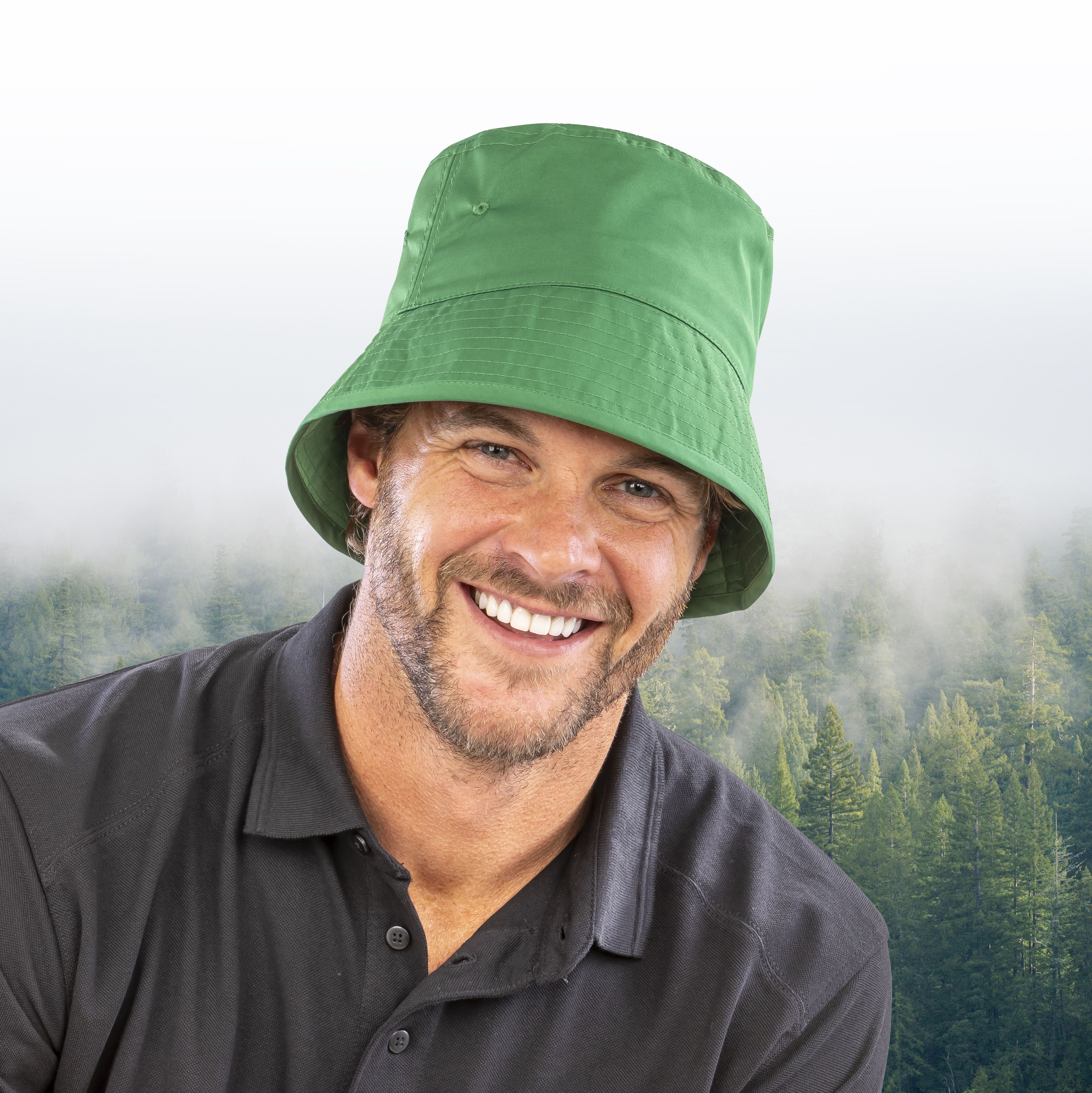 RECYCLED BOUND EDGE BUCKET HAT