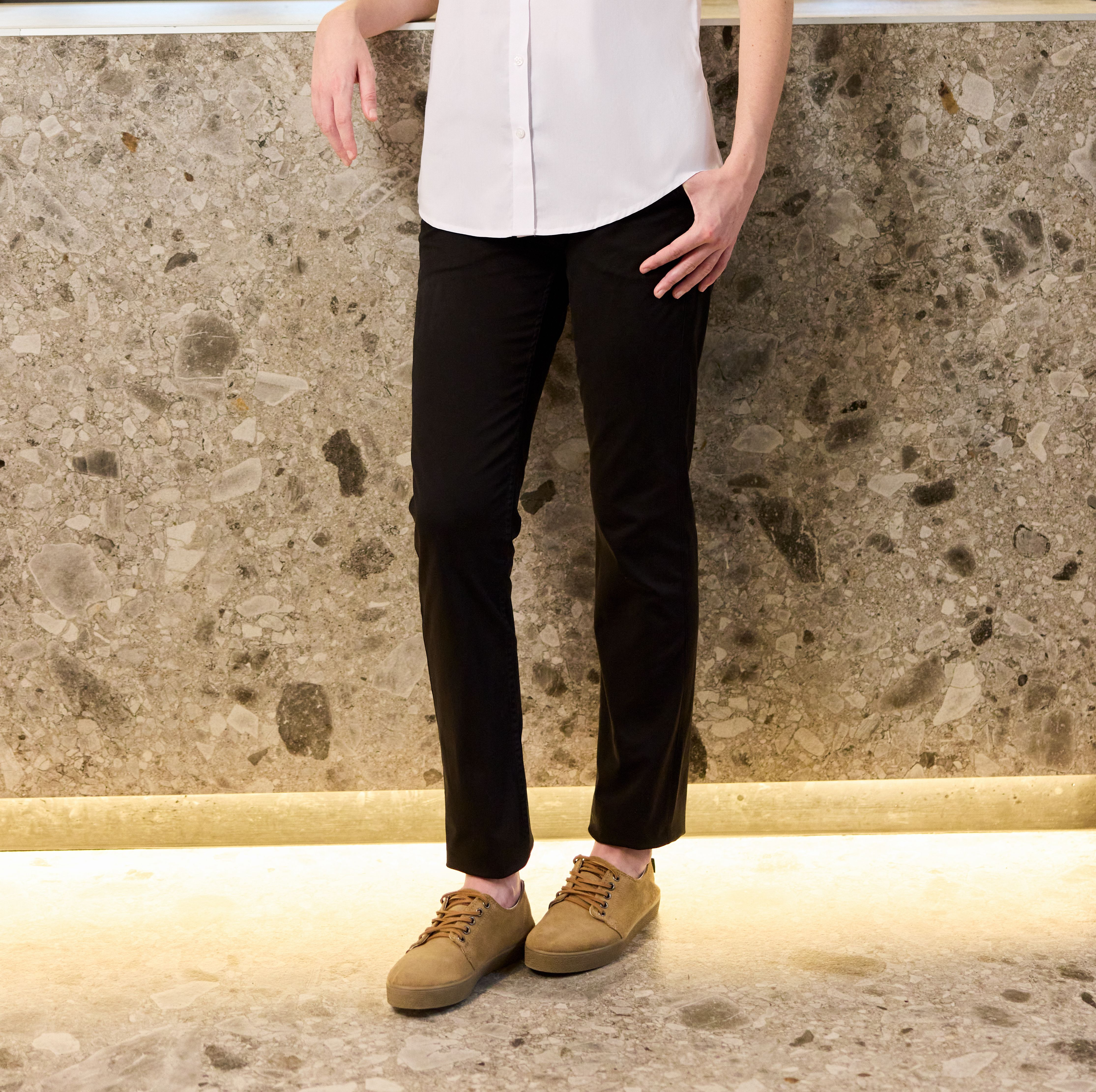 PANTALON CHINO STRETCH FEMME