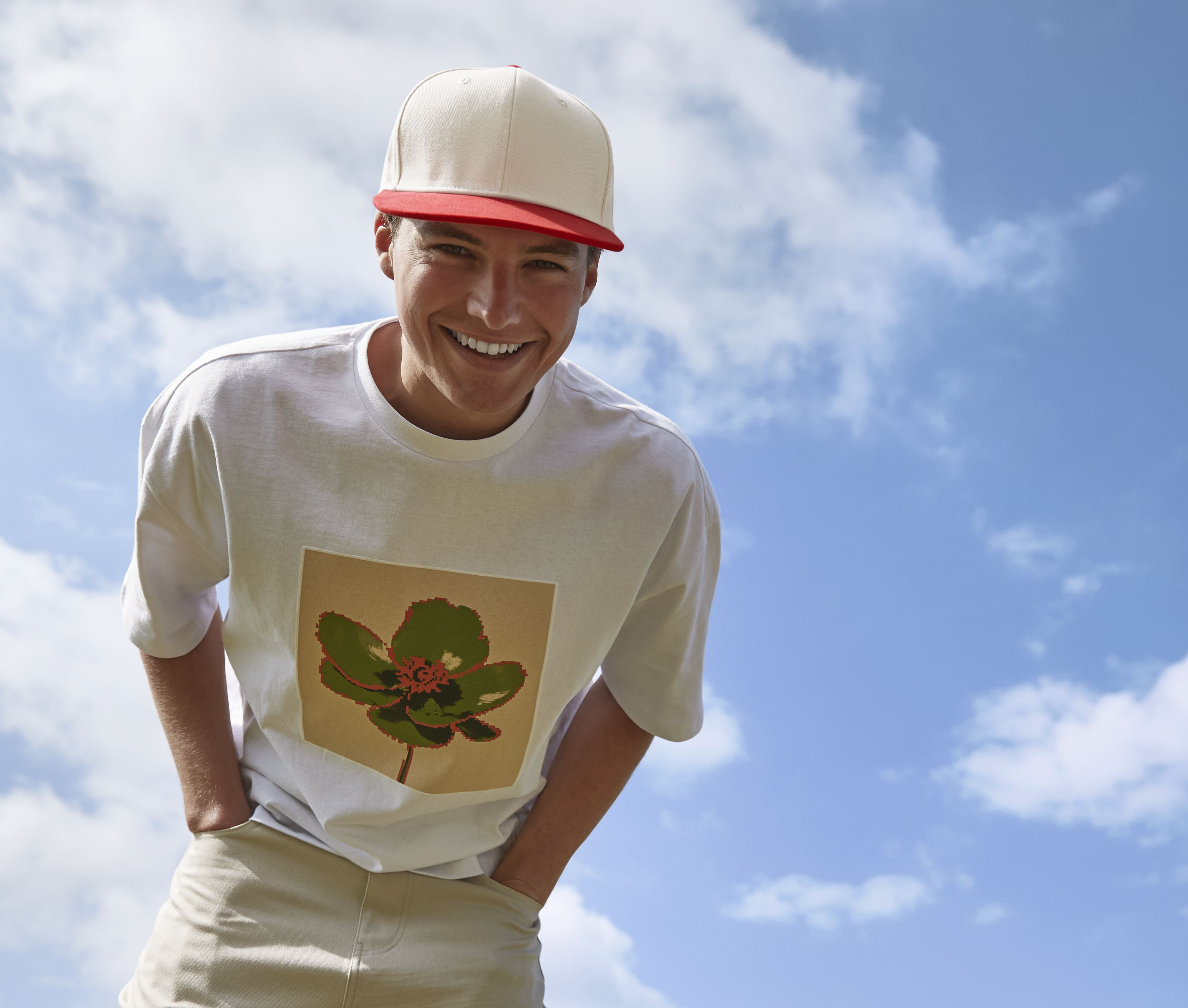 CONTRAST FLAT PEAK 6 PANEL CAP