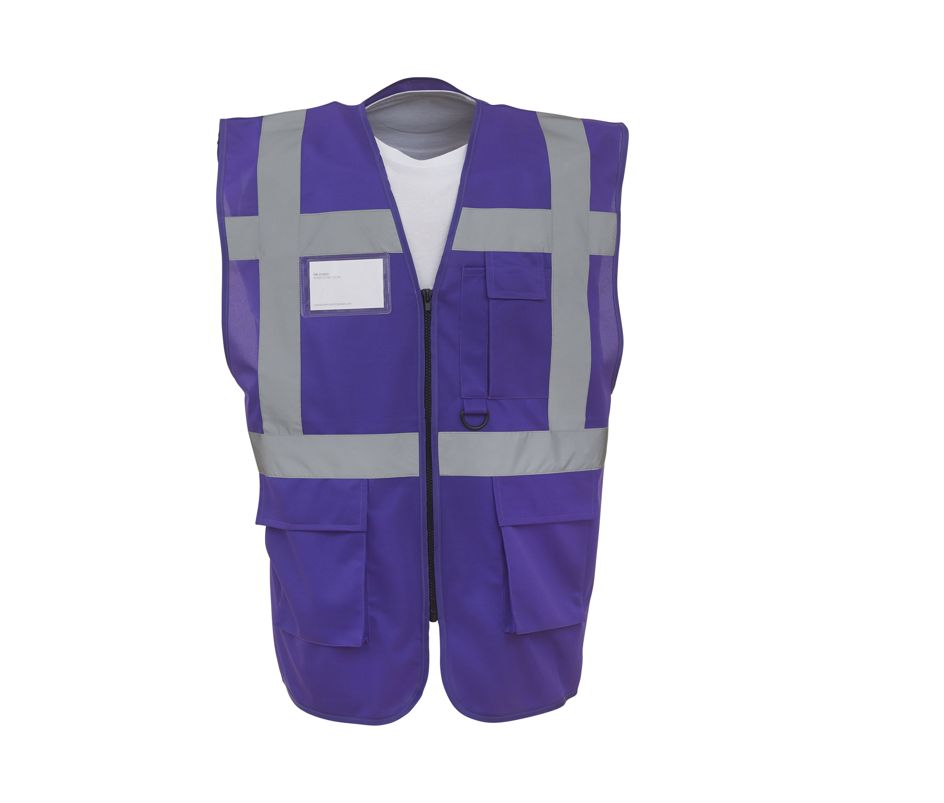MULTI-FUNCTIONAL EXECUTIVE HI-VIS WAISTCOAT