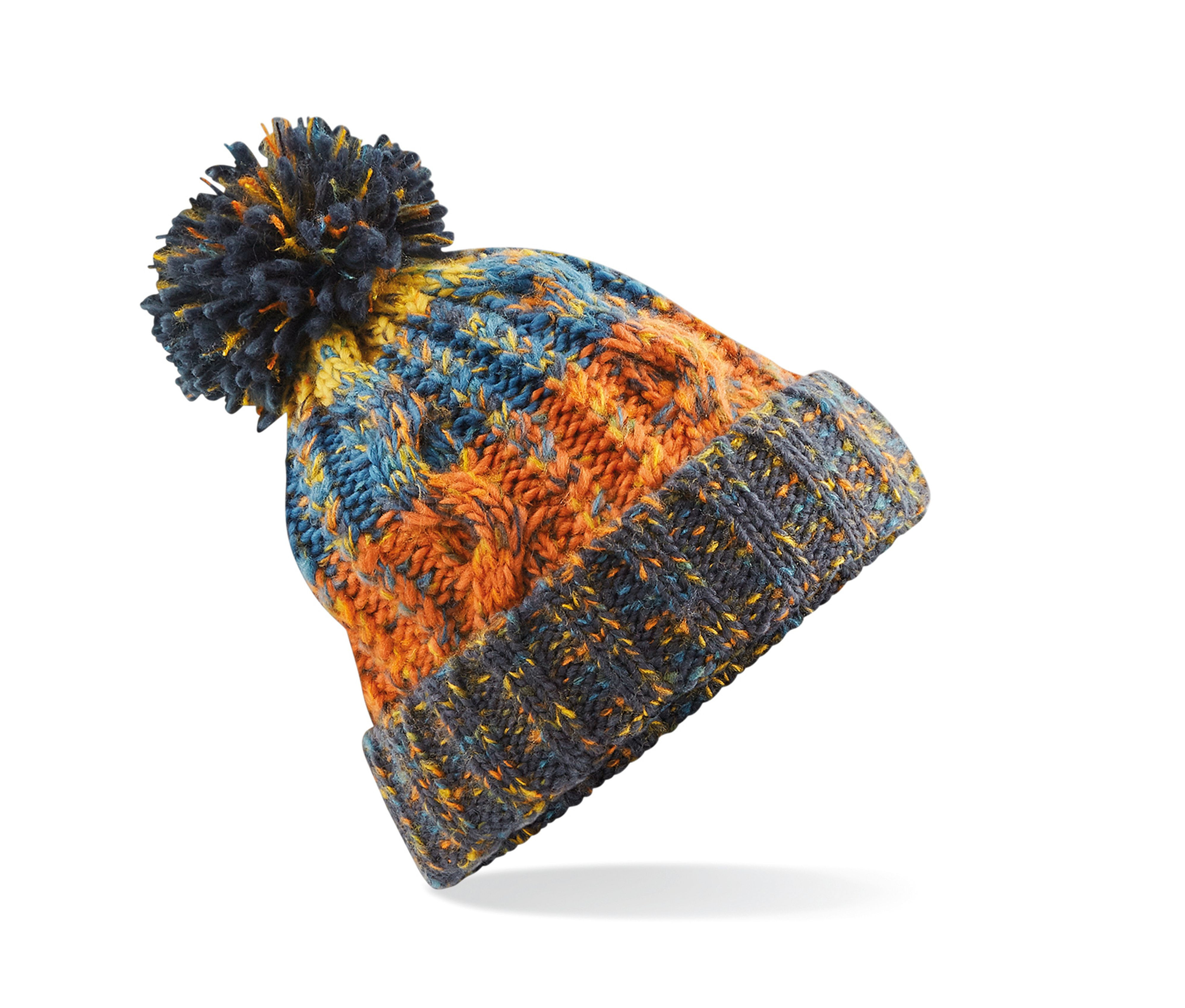 CORKSCREW POM POM BEANIE
