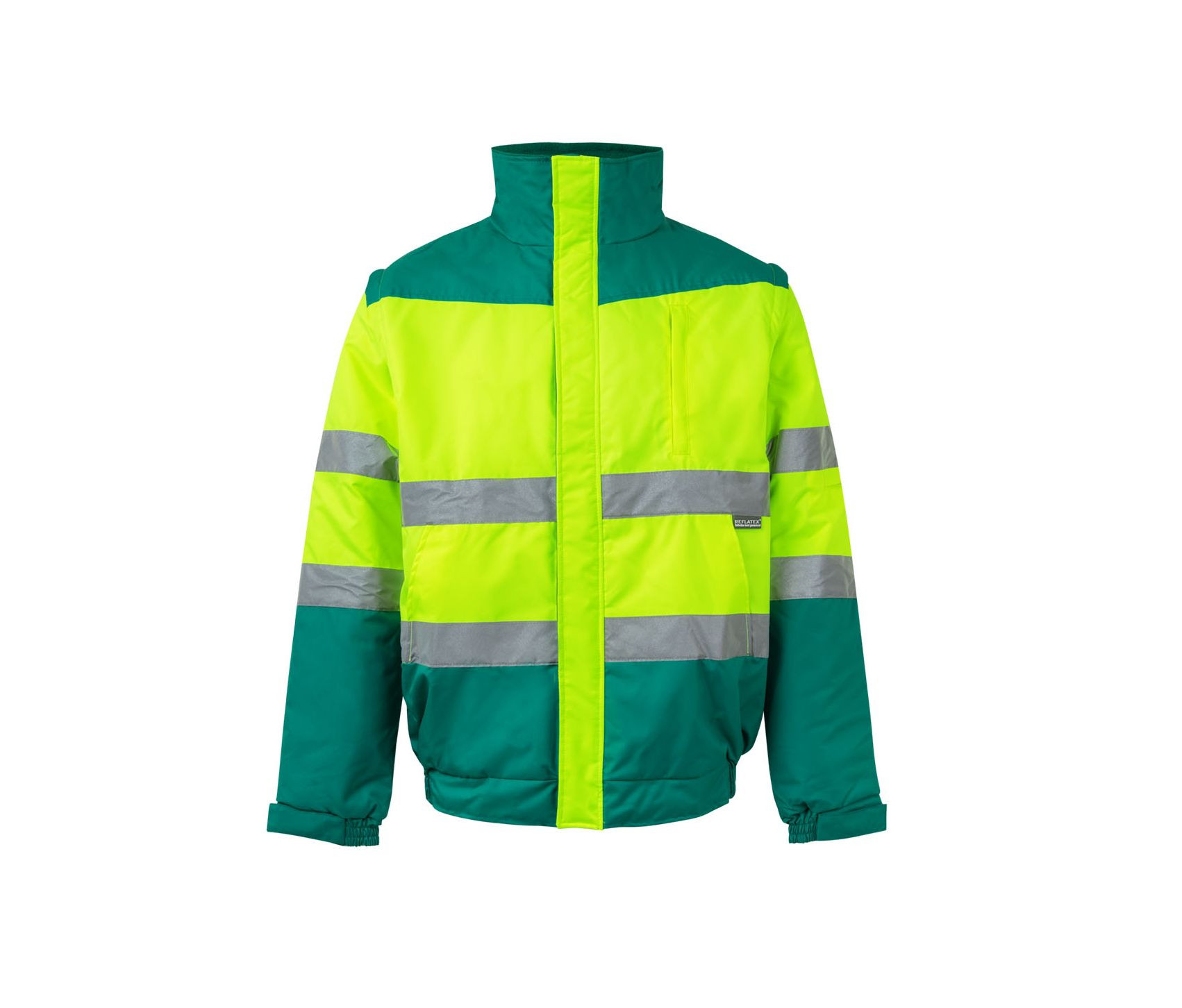 BLOUSON BICOLORE MATELASSÉ VISIBILITÉ AUGMENTÉE
