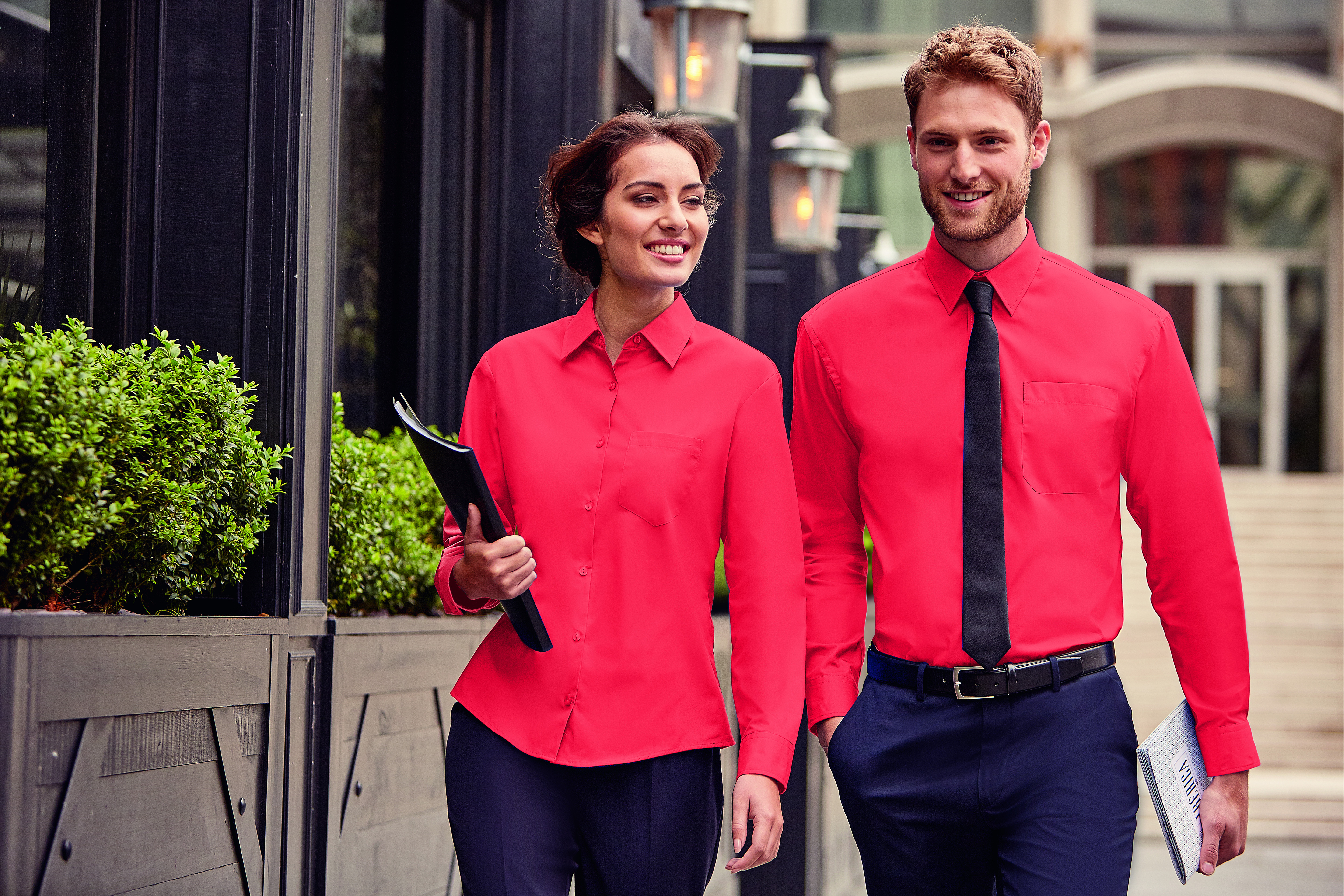MEN'S LONG SLEEVE CLASSIC PURE COTTON POPLIN SHIRT