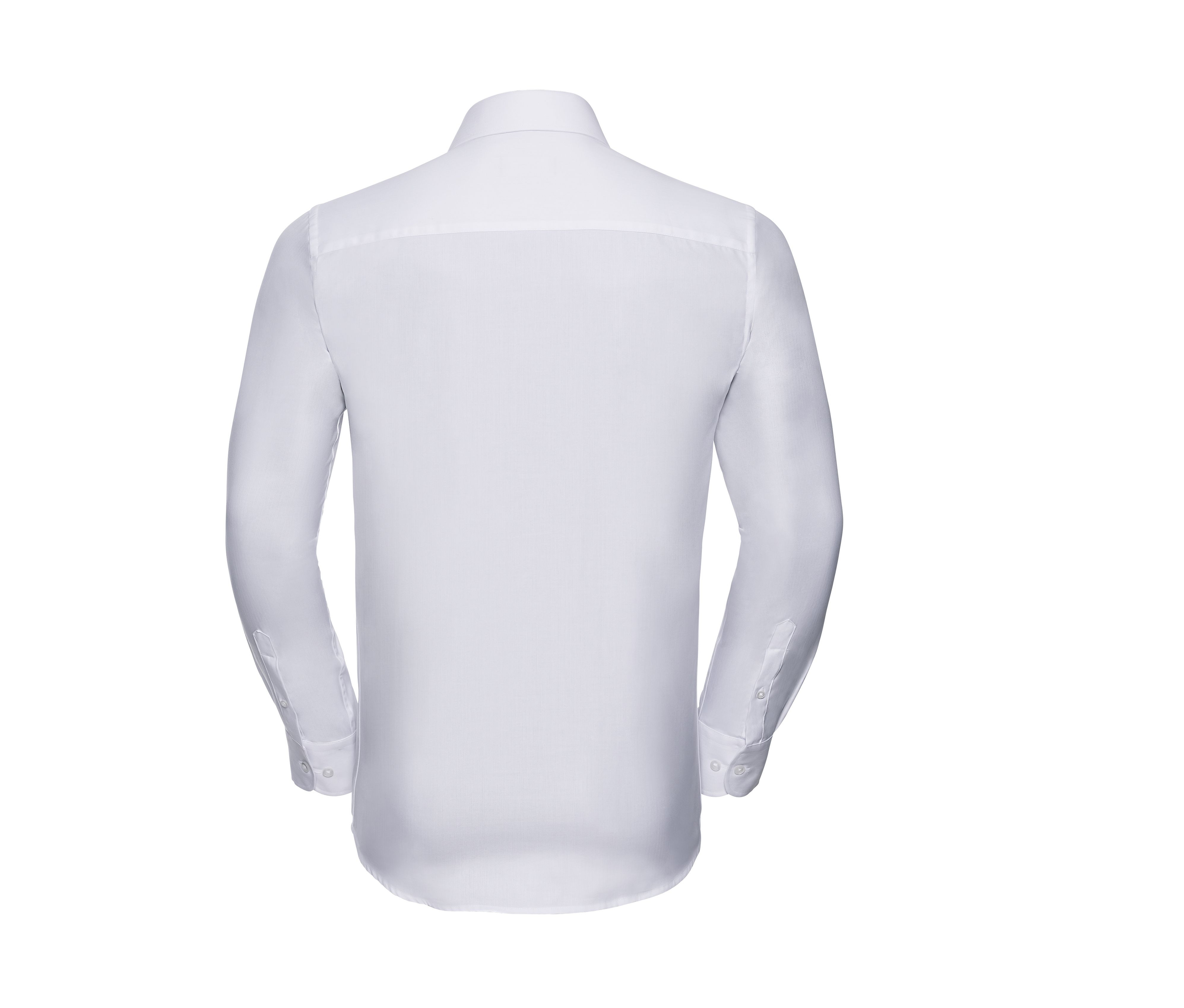 MEN'S LONG SLEEVE TAILORED HERRINGBONE SHIRT