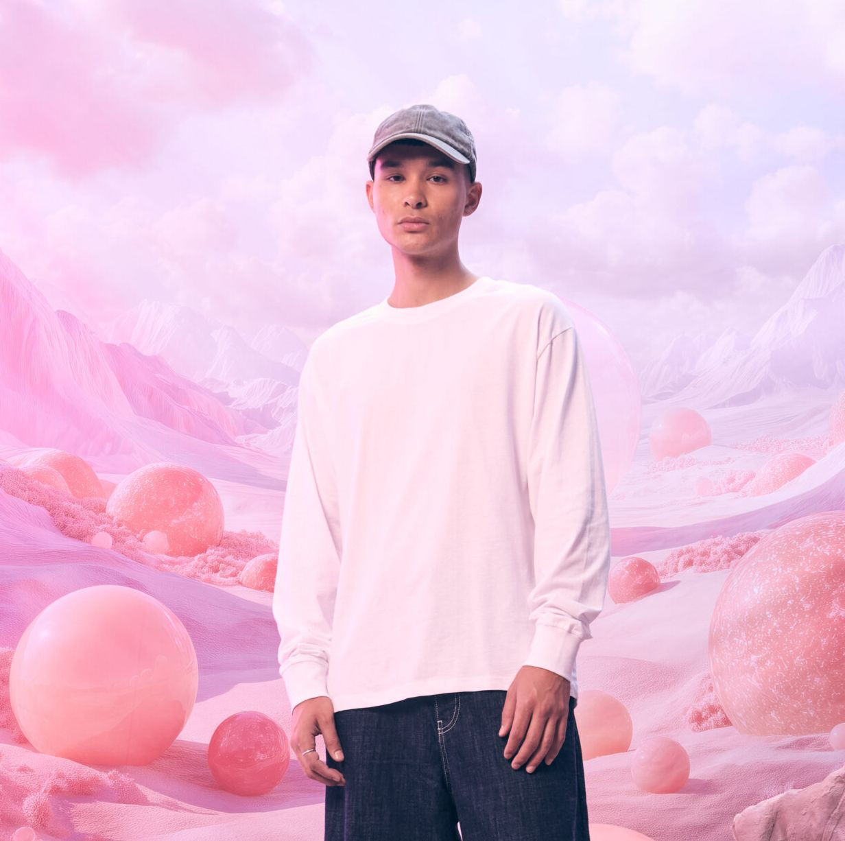 OVERSIZE 100 LONG SLEEVE T