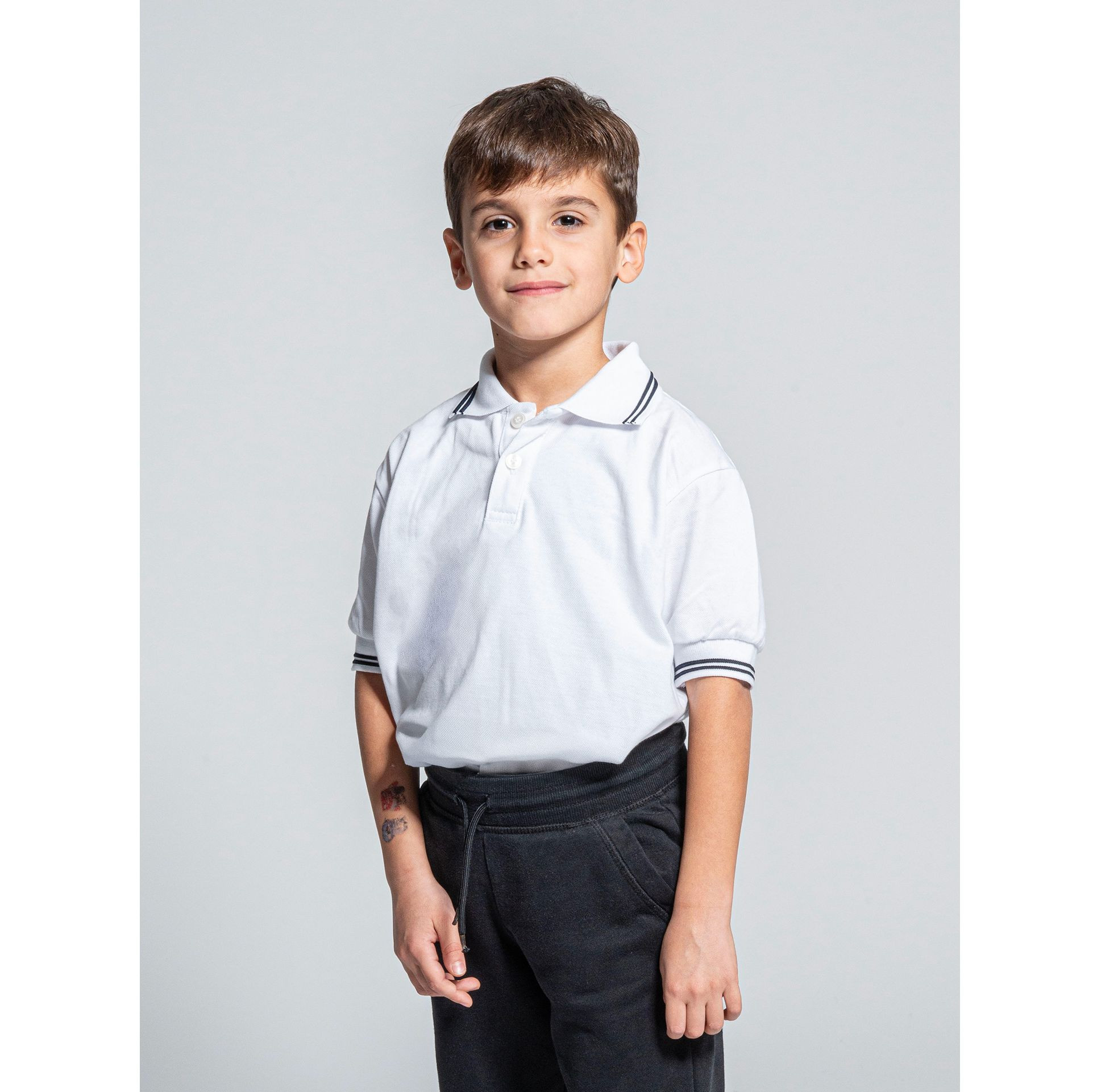 KIDS’ SHORT SLEEVE PIQUÉ POLO SHIRT