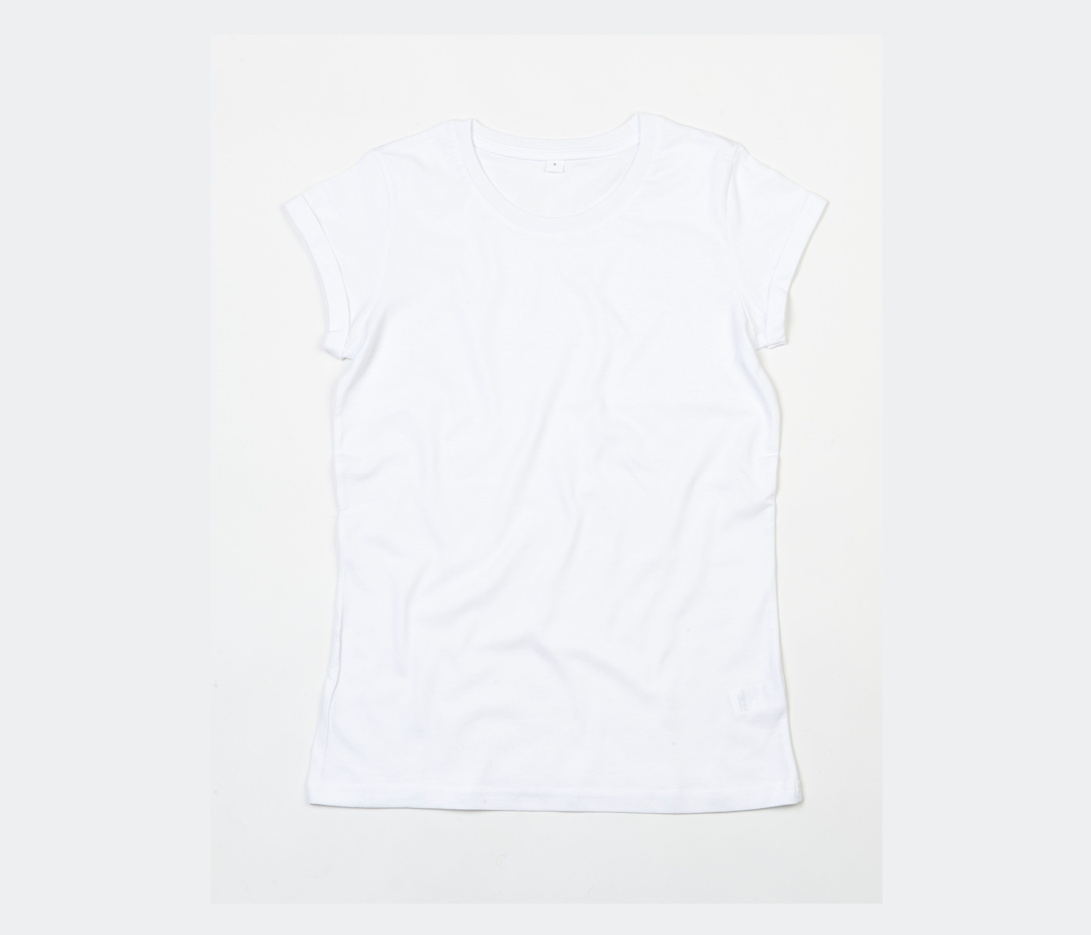 WOMEN'S ROLL SLEEVE T